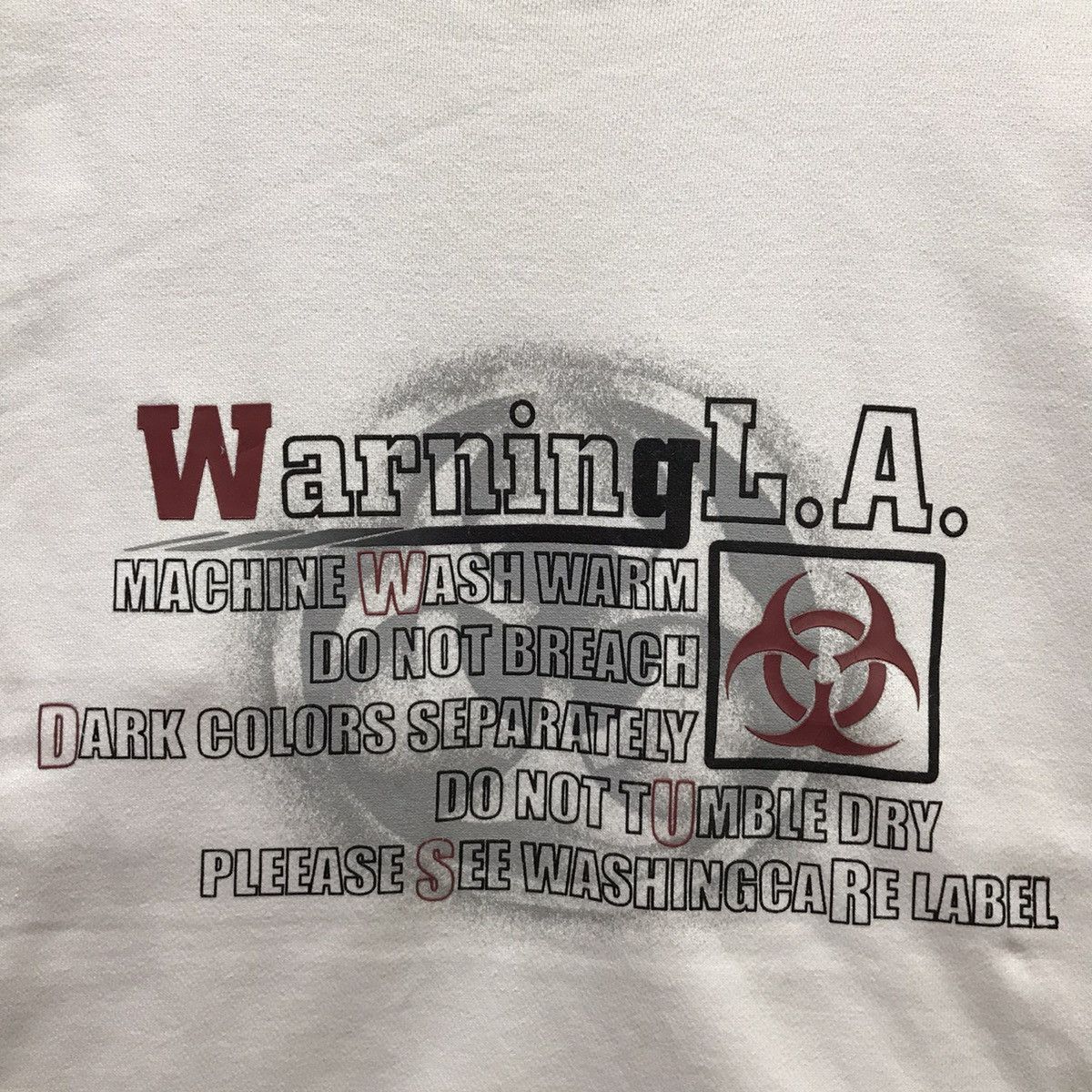 Japanese Brand × Vintage Vintage Biohazard Sweatshirt Big Logo Warning LA Size US M / EU 48-50 / 2 - 3 Thumbnail
