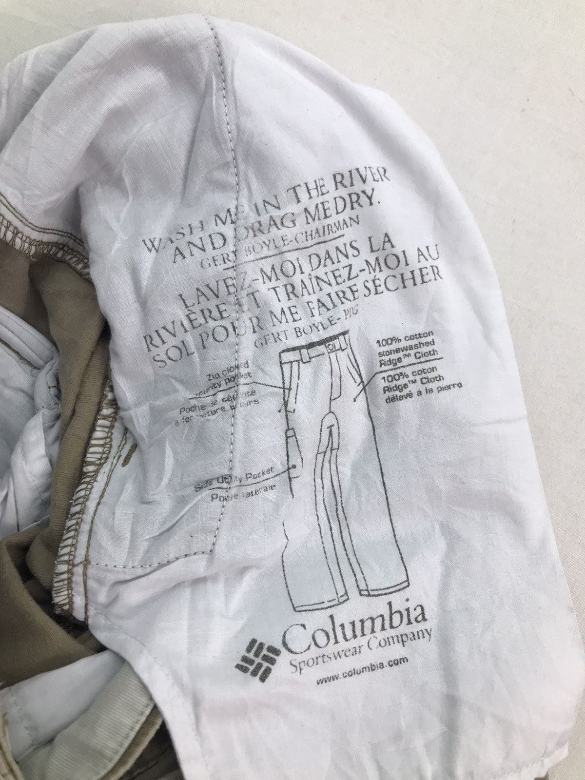 Columbia Columbia Sportwear Carpenter stonewash Pants Size US 33 - 18 Thumbnail