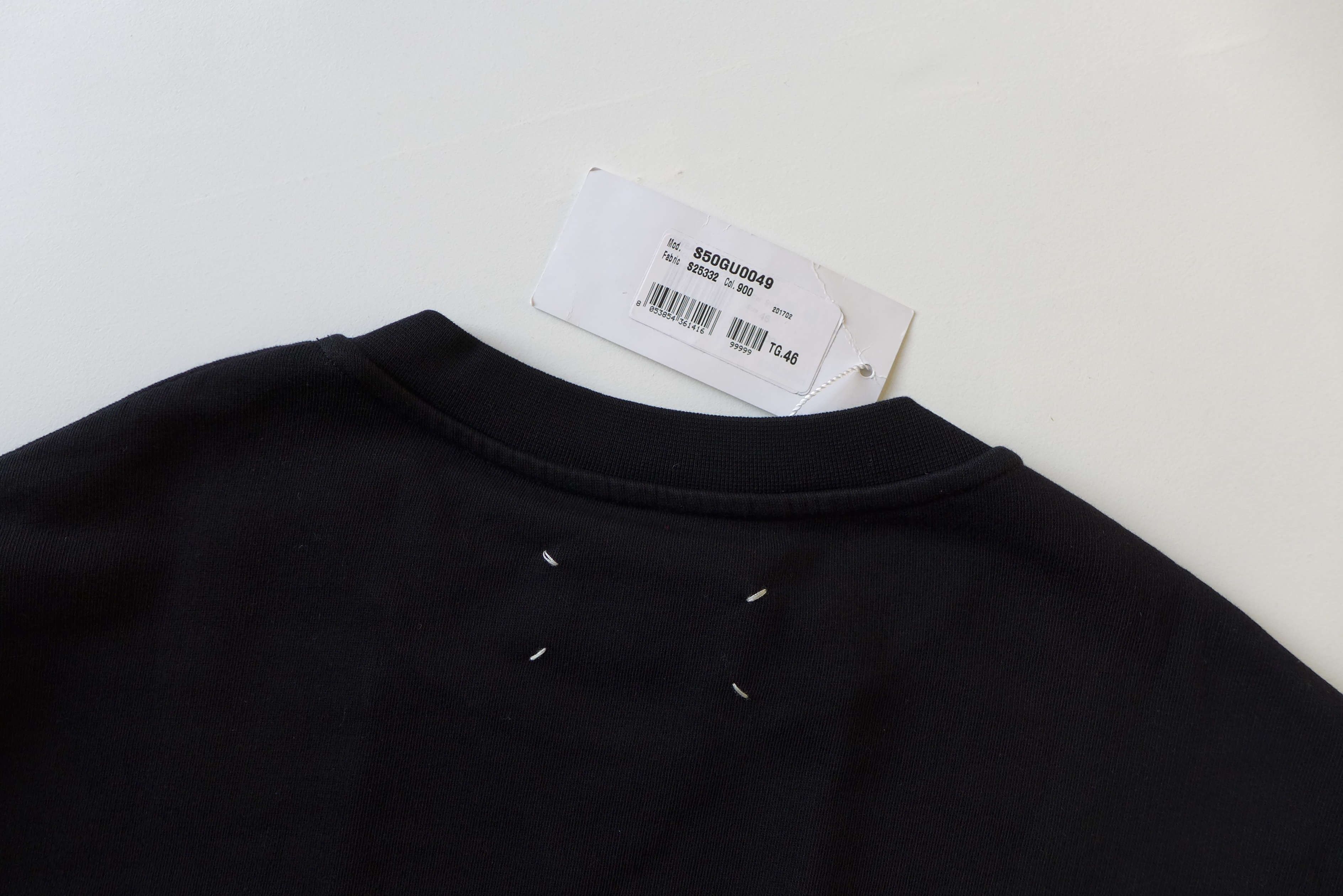 Maison Margiela Margiela Patchwork Irish Print Sweatshirt - Black Size US S / EU 44-46 / 1 - 7 Thumbnail
