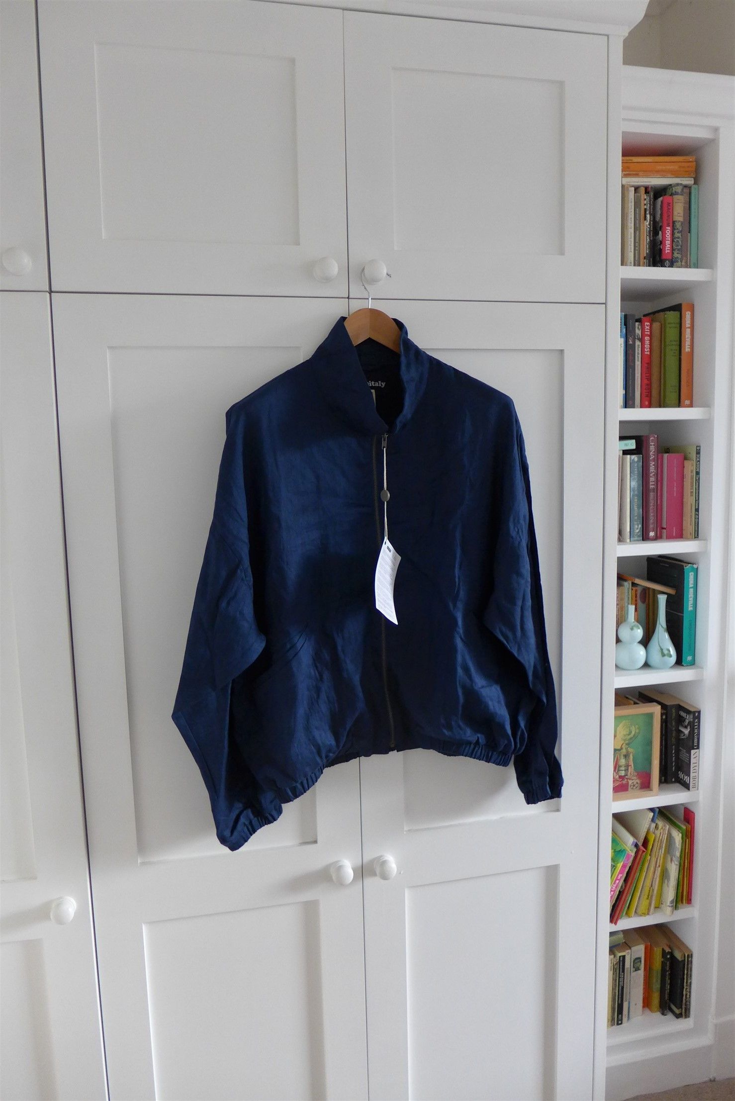 Monitaly Monitaly Old Dog Blouson - Navy Linen Size US M / EU 48-50 / 2 - 1 Thumbnail