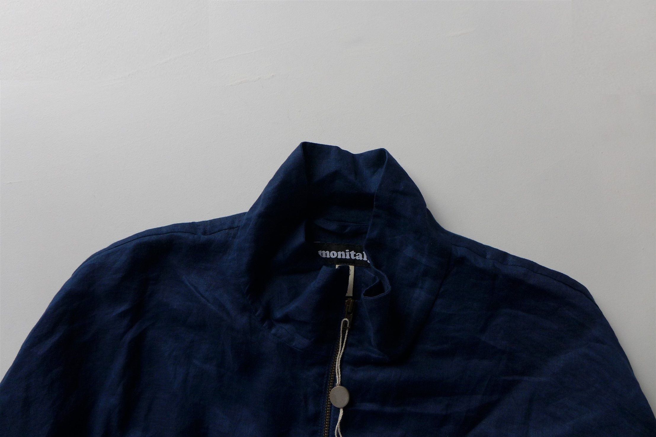 Monitaly Monitaly Old Dog Blouson - Navy Linen Size US M / EU 48-50 / 2 - 4 Thumbnail