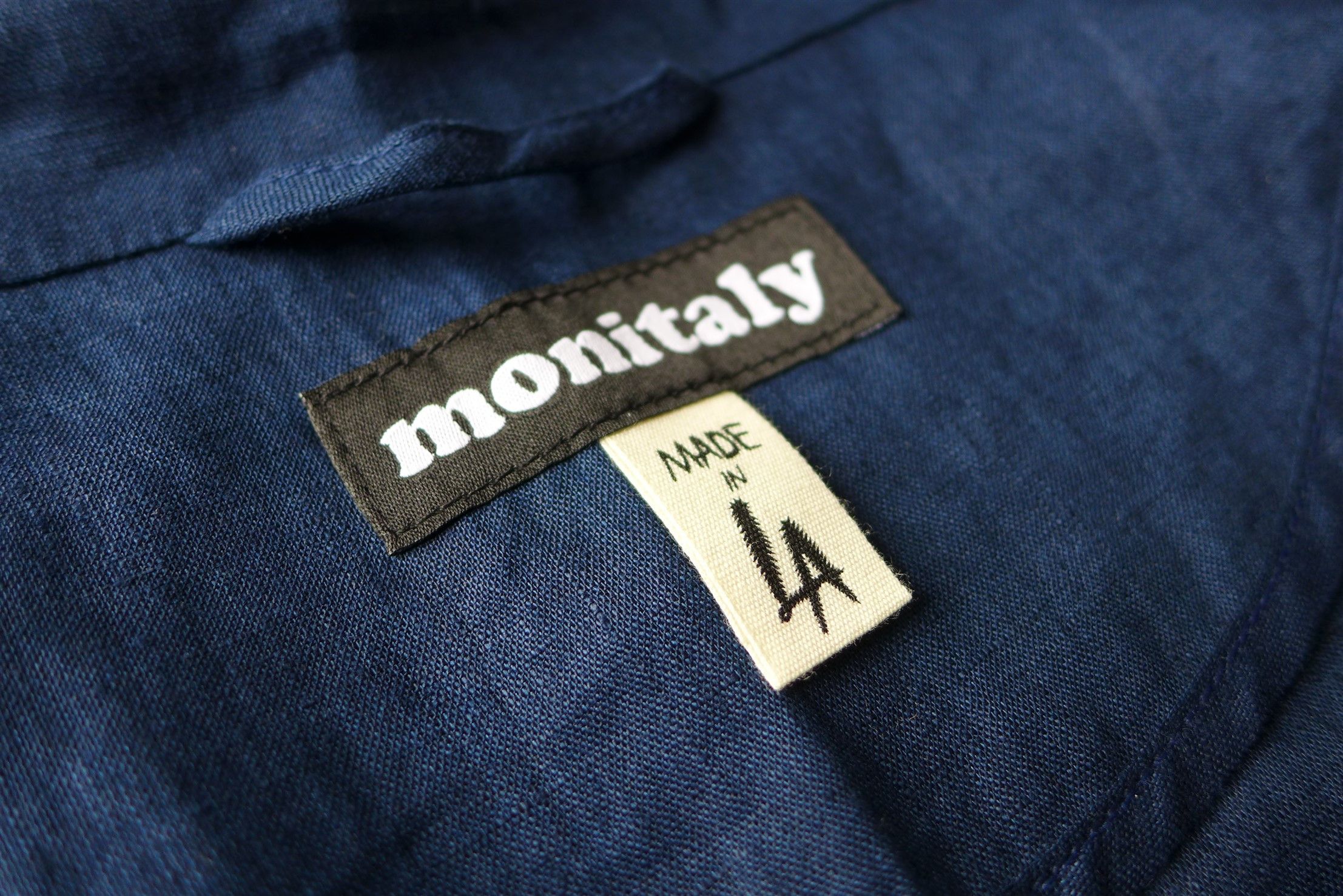 Monitaly Monitaly Old Dog Blouson - Navy Linen Size US M / EU 48-50 / 2 - 6 Thumbnail
