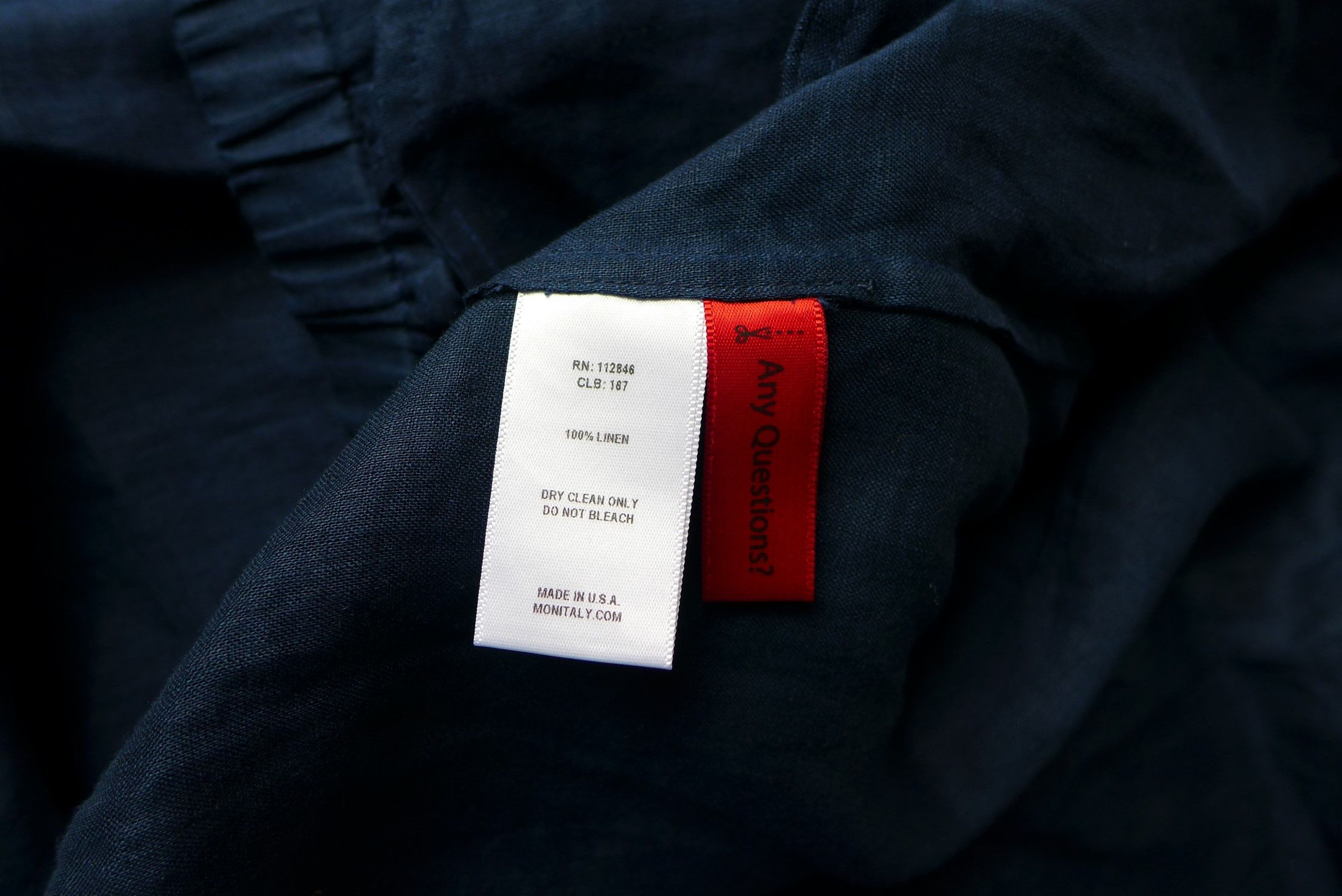 Monitaly Monitaly Old Dog Blouson - Navy Linen Size US M / EU 48-50 / 2 - 8 Thumbnail
