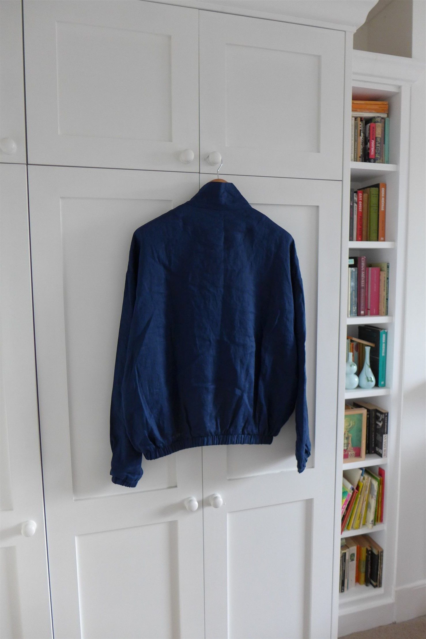 Monitaly Monitaly Old Dog Blouson - Navy Linen Size US M / EU 48-50 / 2 - 2 Thumbnail