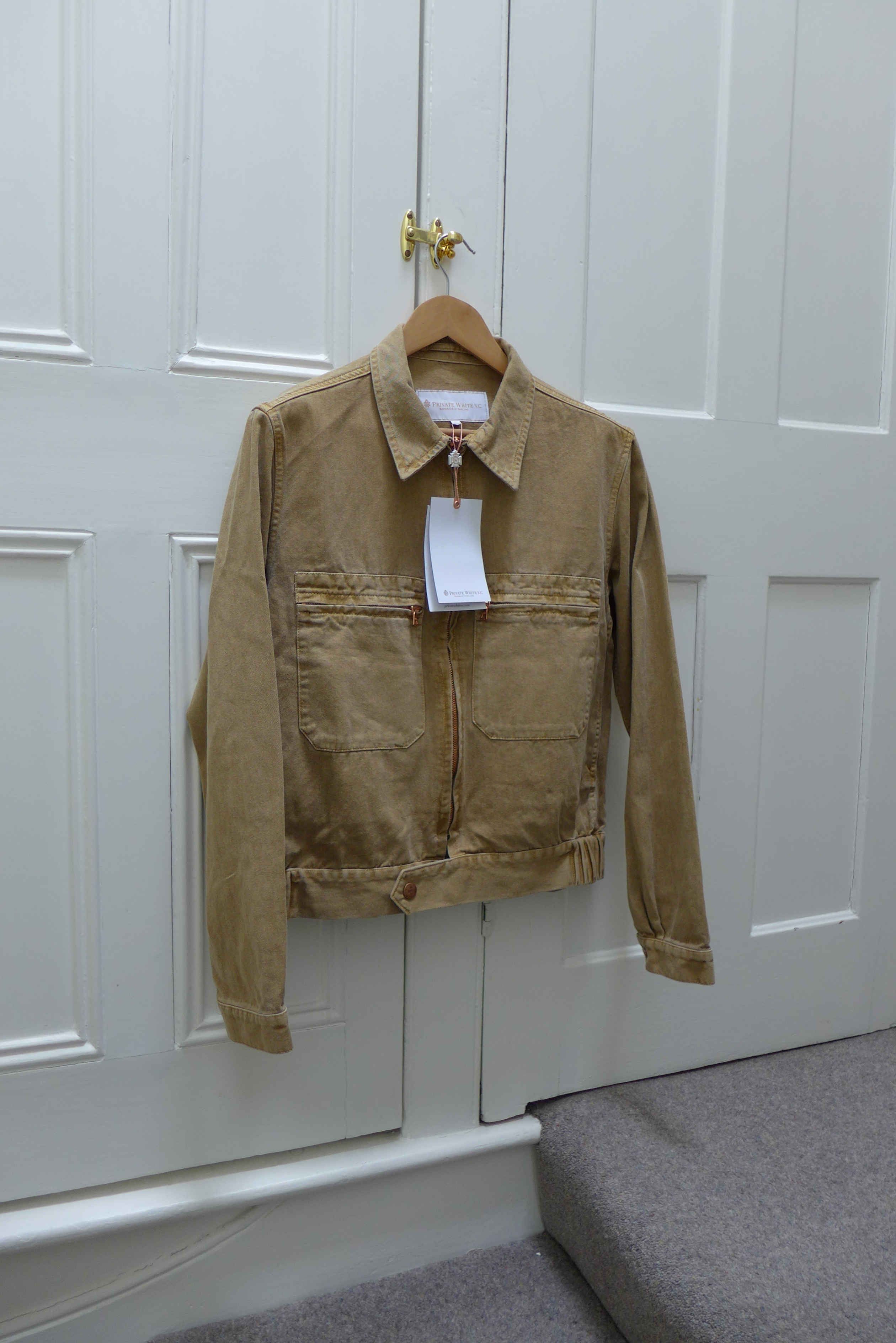 image of Private White V C Private White V.c. Mechanics Jacket - Tan Cotton, Men's (Size 2XL)