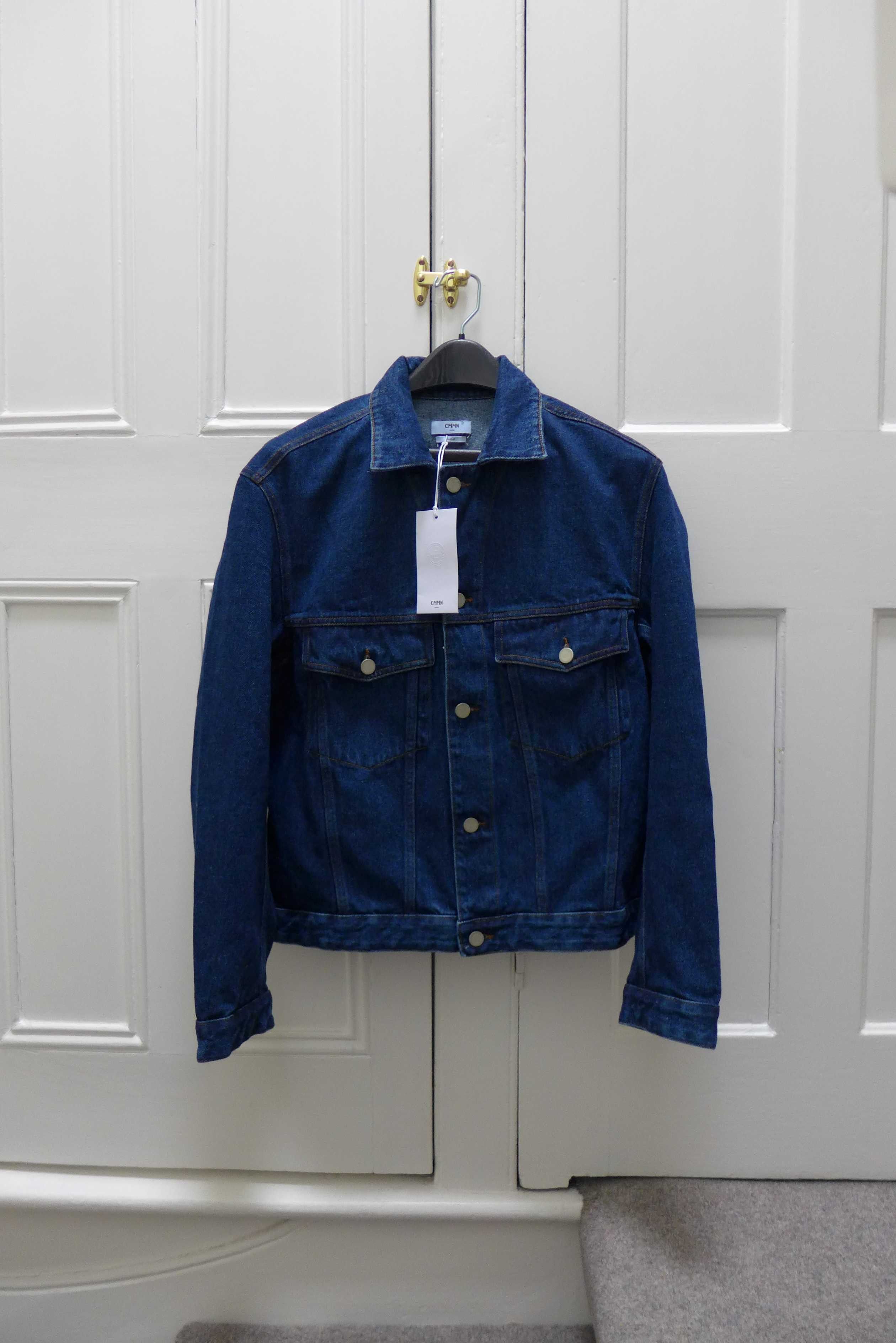 image of Cmmn Swdn Boris Denim Jacket - Size 44 in Blue, Men's