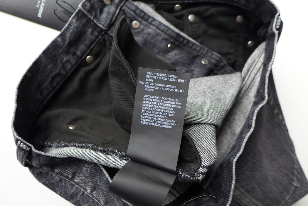 Saint Laurent Paris Saint Laurent D20 Denim Jeans -- Washed Black | Grailed