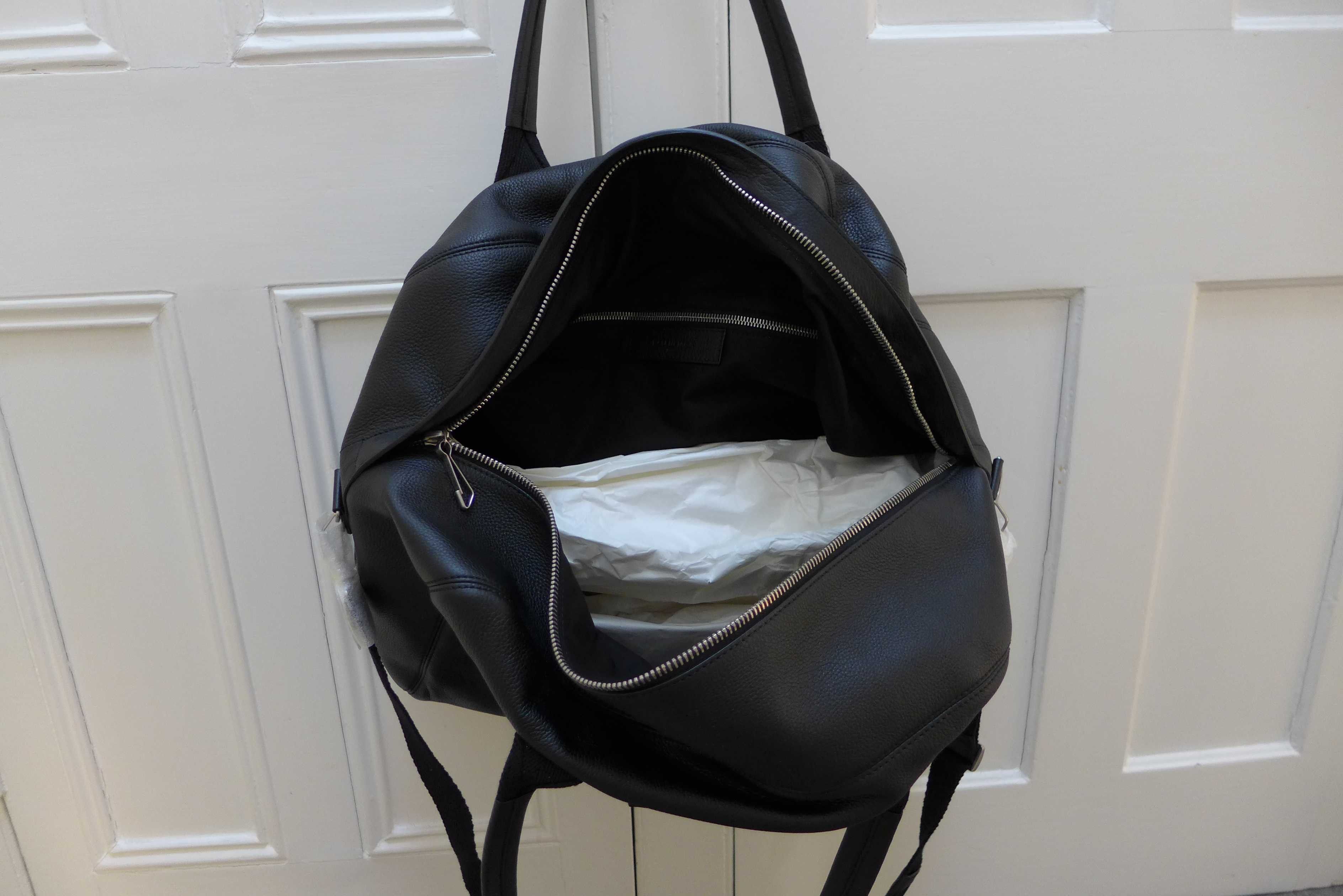 Balenciaga Balenciaga Holdall Bag - Black Calf Leather Size ONE SIZE - 9 Thumbnail
