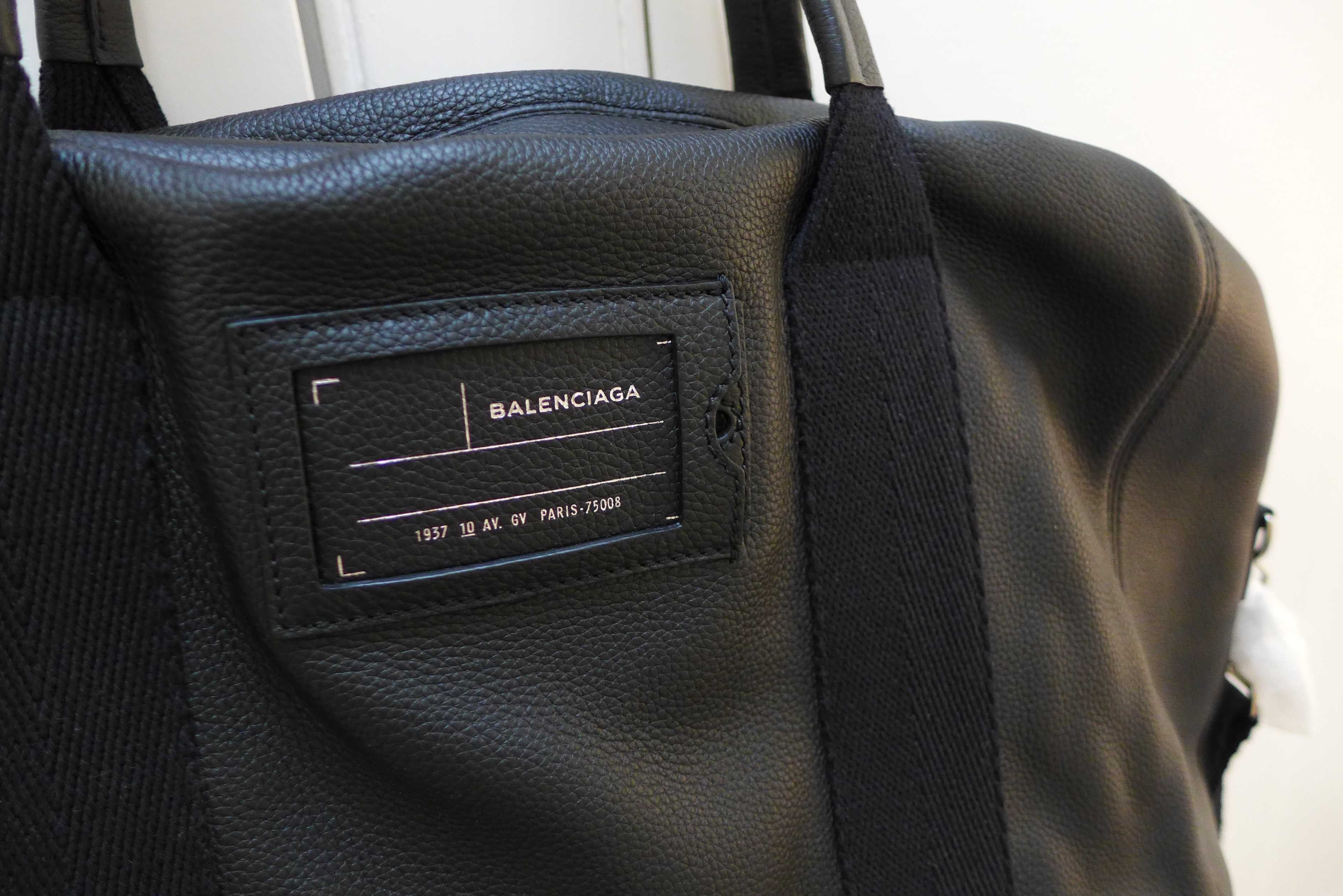 Balenciaga Balenciaga Holdall Bag - Black Calf Leather Size ONE SIZE - 10 Thumbnail