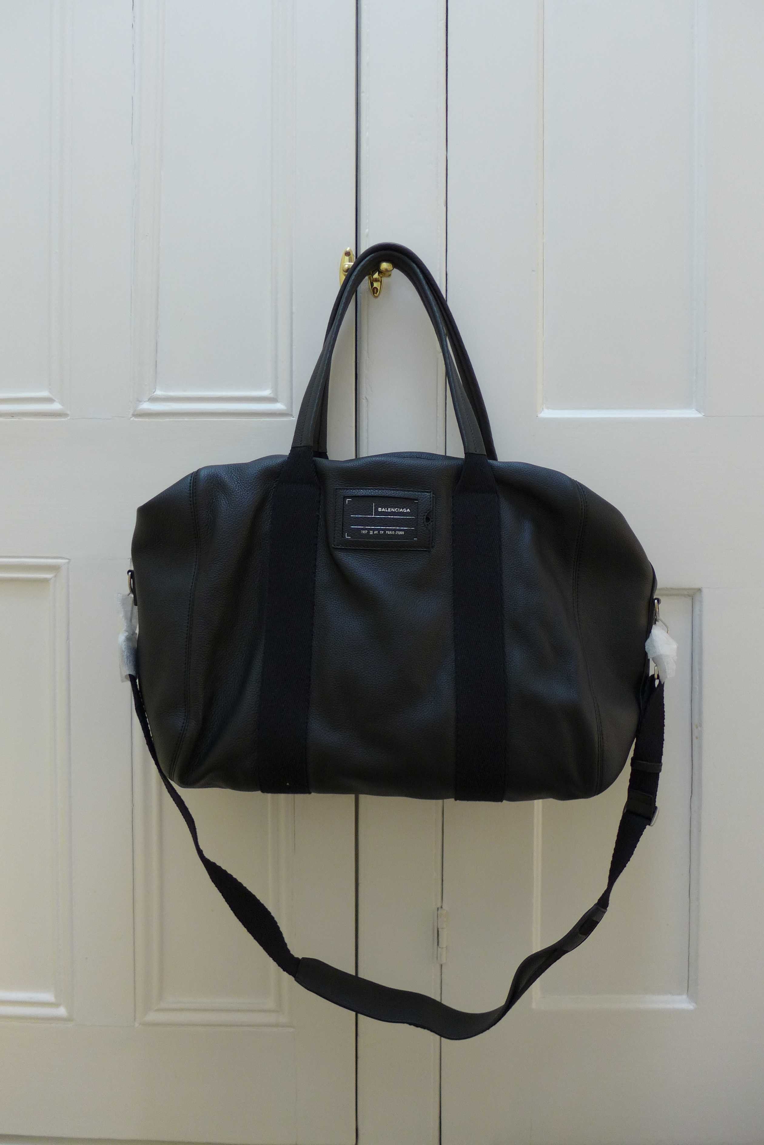 Balenciaga Balenciaga Holdall Bag - Black Calf Leather Size ONE SIZE - 7 Thumbnail
