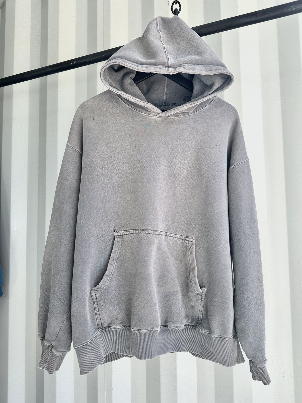 Global South Connection Faded Loose Hoodie - Embroided Red Logo main image 1