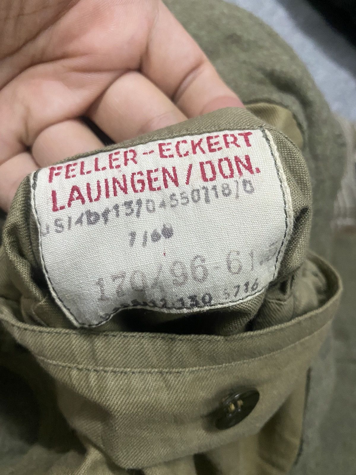 Vintage Vintage 60s Feller Eckert Lauingen Military Field Jacket Size US M / EU 48-50 / 2 - 2 Thumbnail