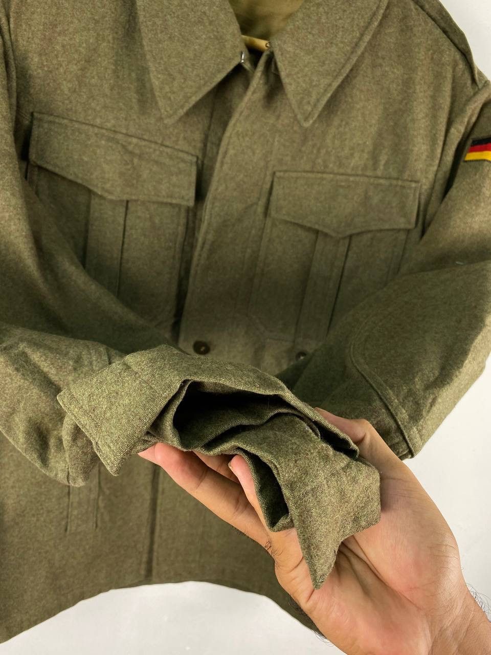 Vintage Vintage 60s Feller Eckert Lauingen Military Field Jacket Size US M / EU 48-50 / 2 - 11 Thumbnail