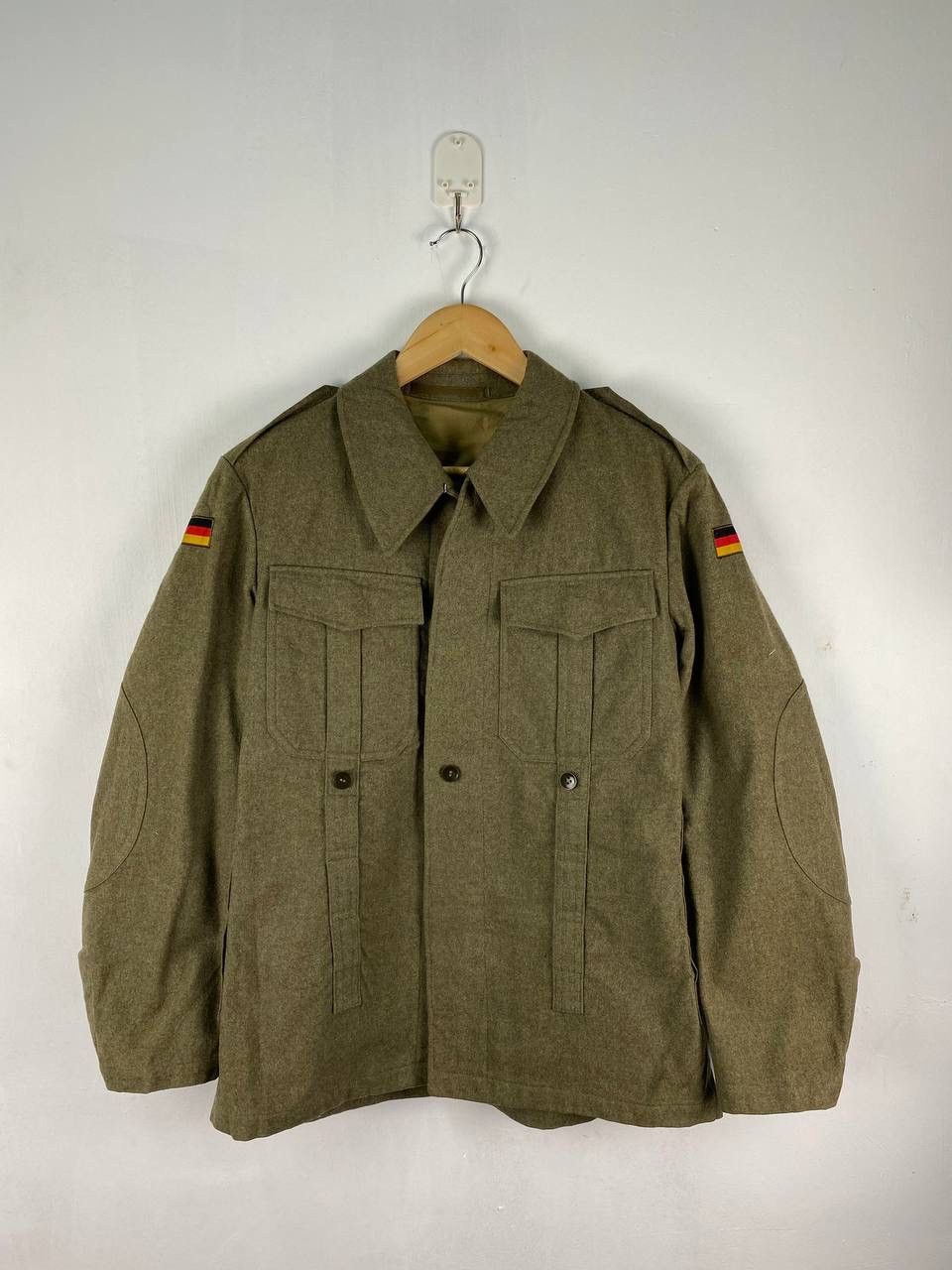 Vintage Vintage 60s Feller Eckert Lauingen Military Field Jacket Size US M / EU 48-50 / 2 - 1 Thumbnail