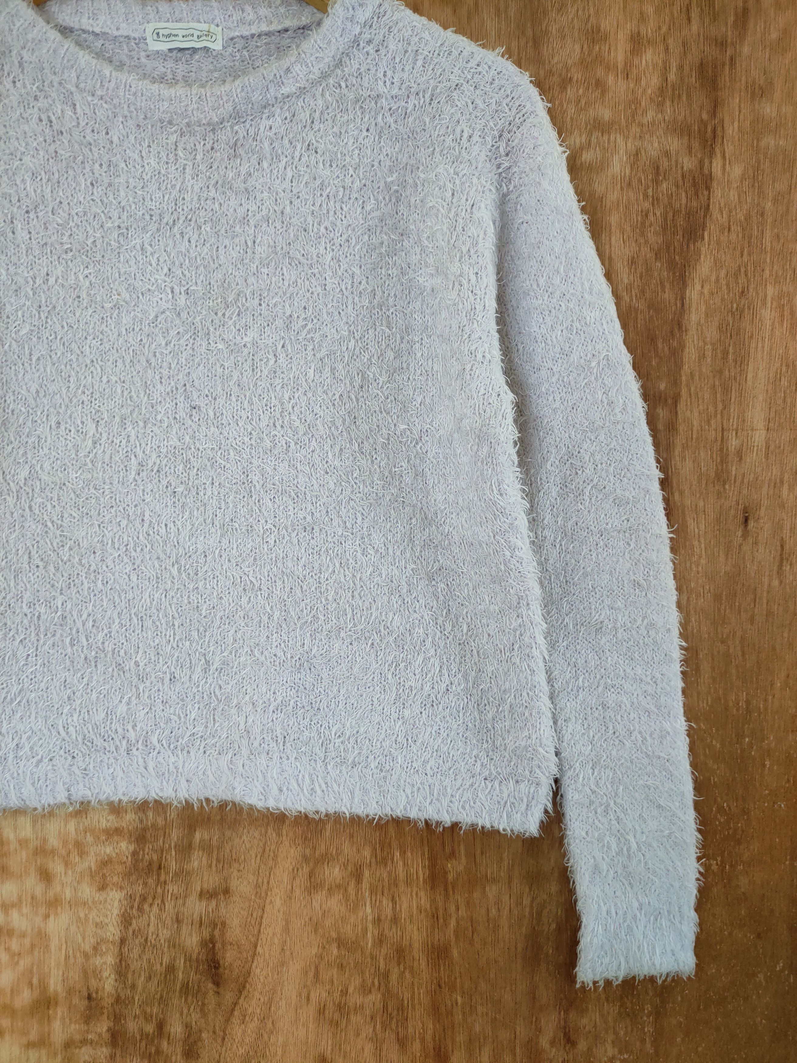Homespun Knitwear DL Hypen World Gallery mohair fur knit shag shaggy #46-487 Size US S / EU 44-46 / 1 - 3 Thumbnail