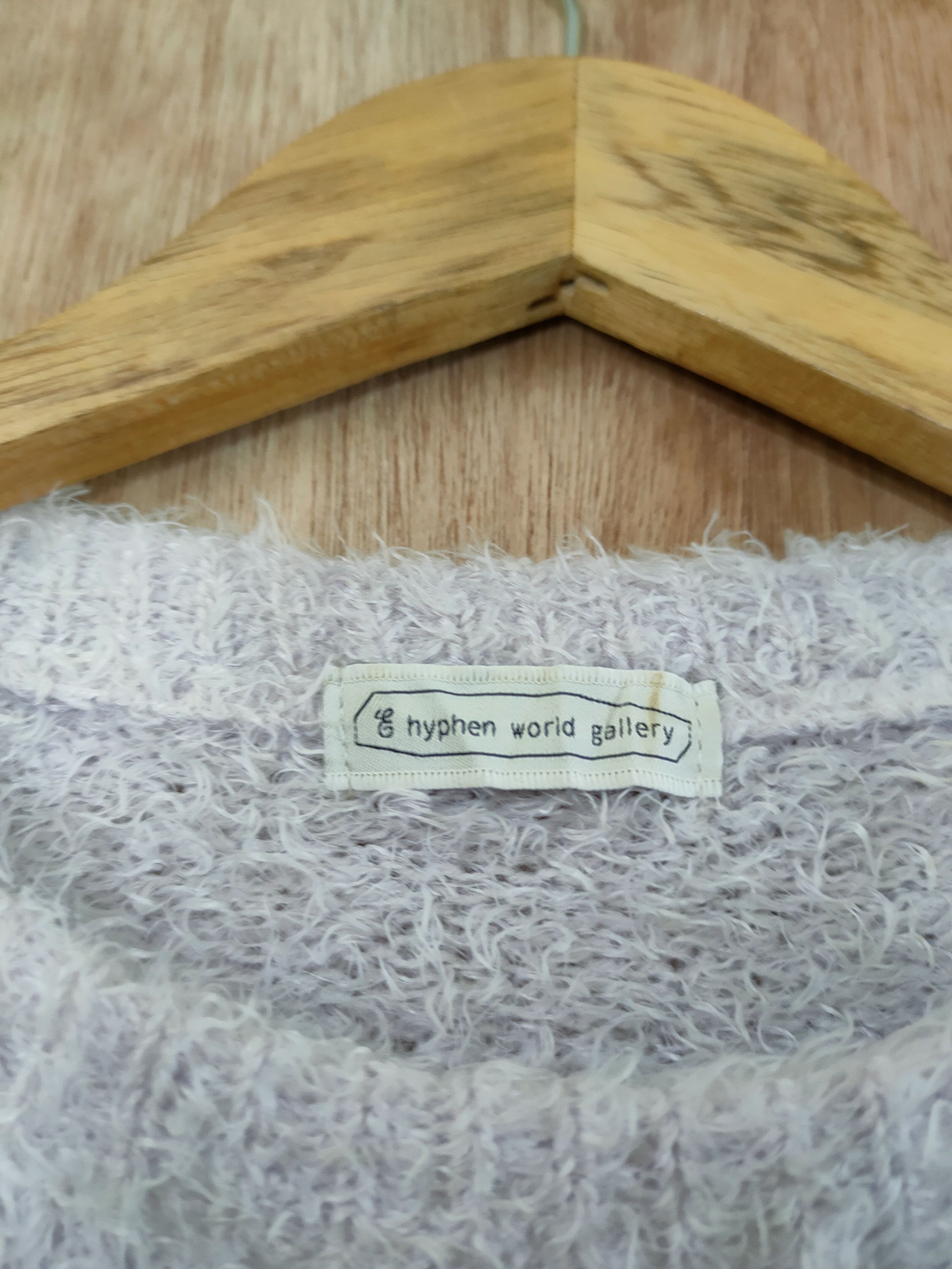 Homespun Knitwear DL Hypen World Gallery mohair fur knit shag shaggy #46-487 Size US S / EU 44-46 / 1 - 5 Thumbnail