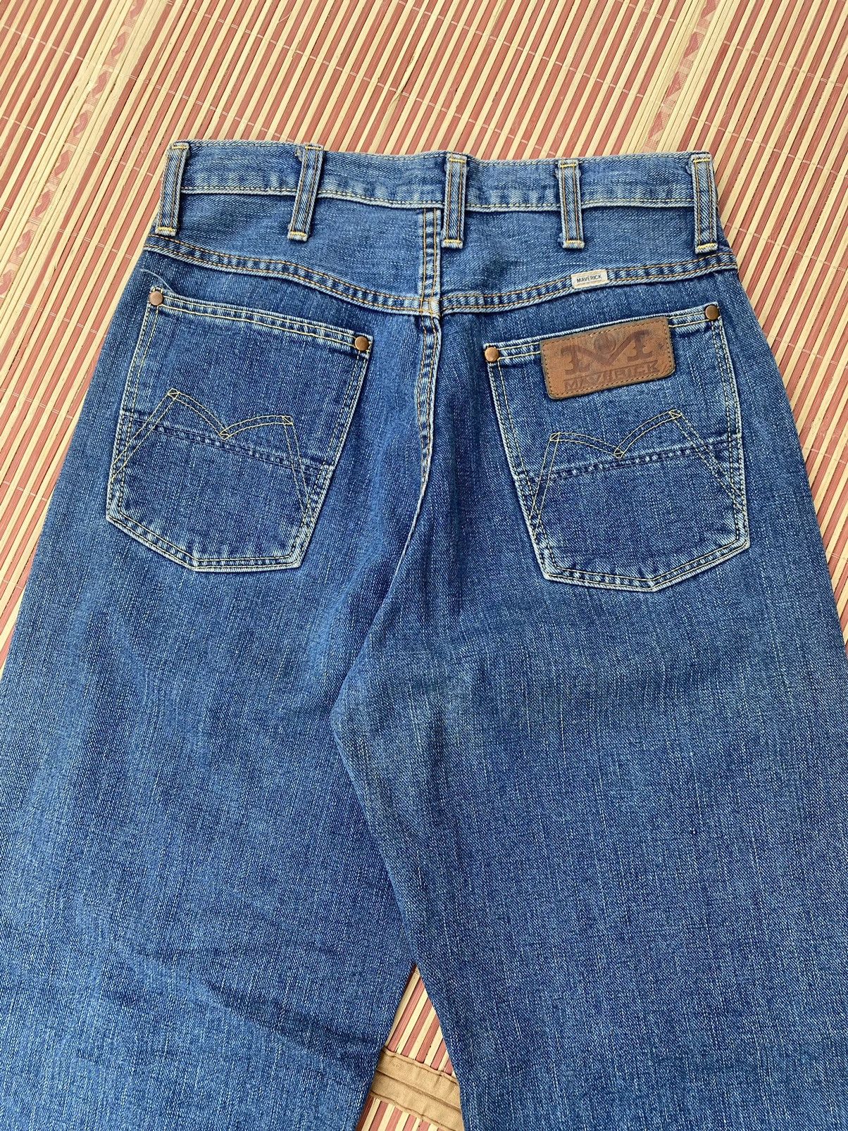 Japanese Brand Vintage Maverick Blue Bell Selvedge Jeans Size US 26 / EU 42 - 3 Thumbnail