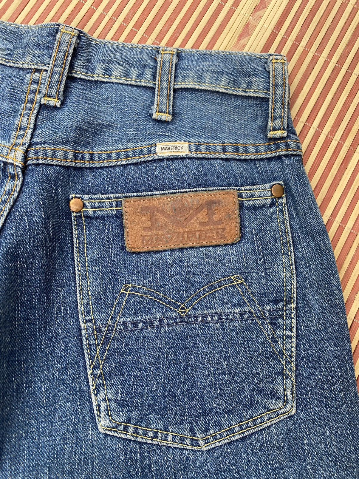 Japanese Brand Vintage Maverick Blue Bell Selvedge Jeans Size US 26 / EU 42 - 6 Thumbnail