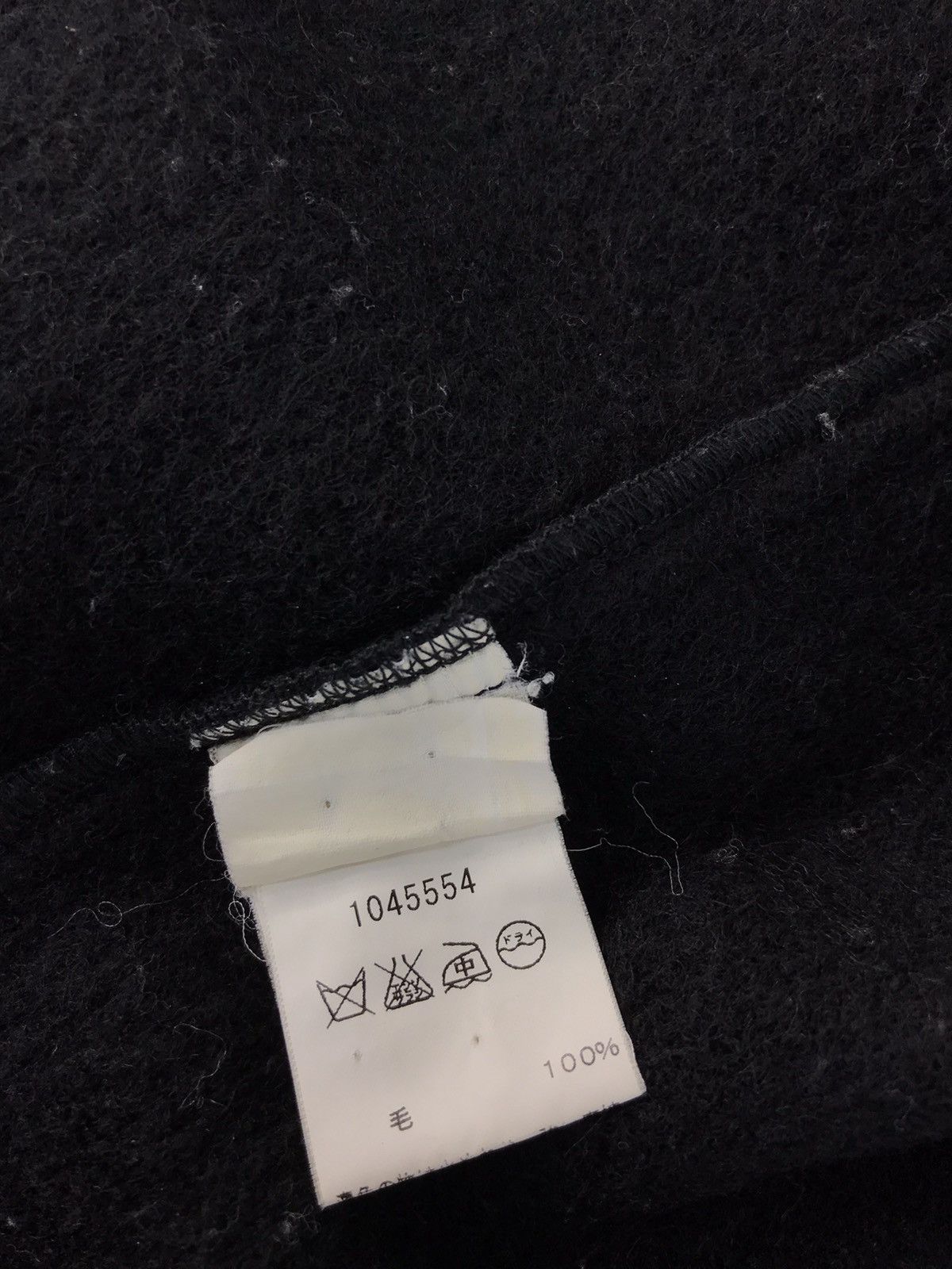 Agnes B Wool Thick Jacket Coat Multi Pockets K879j