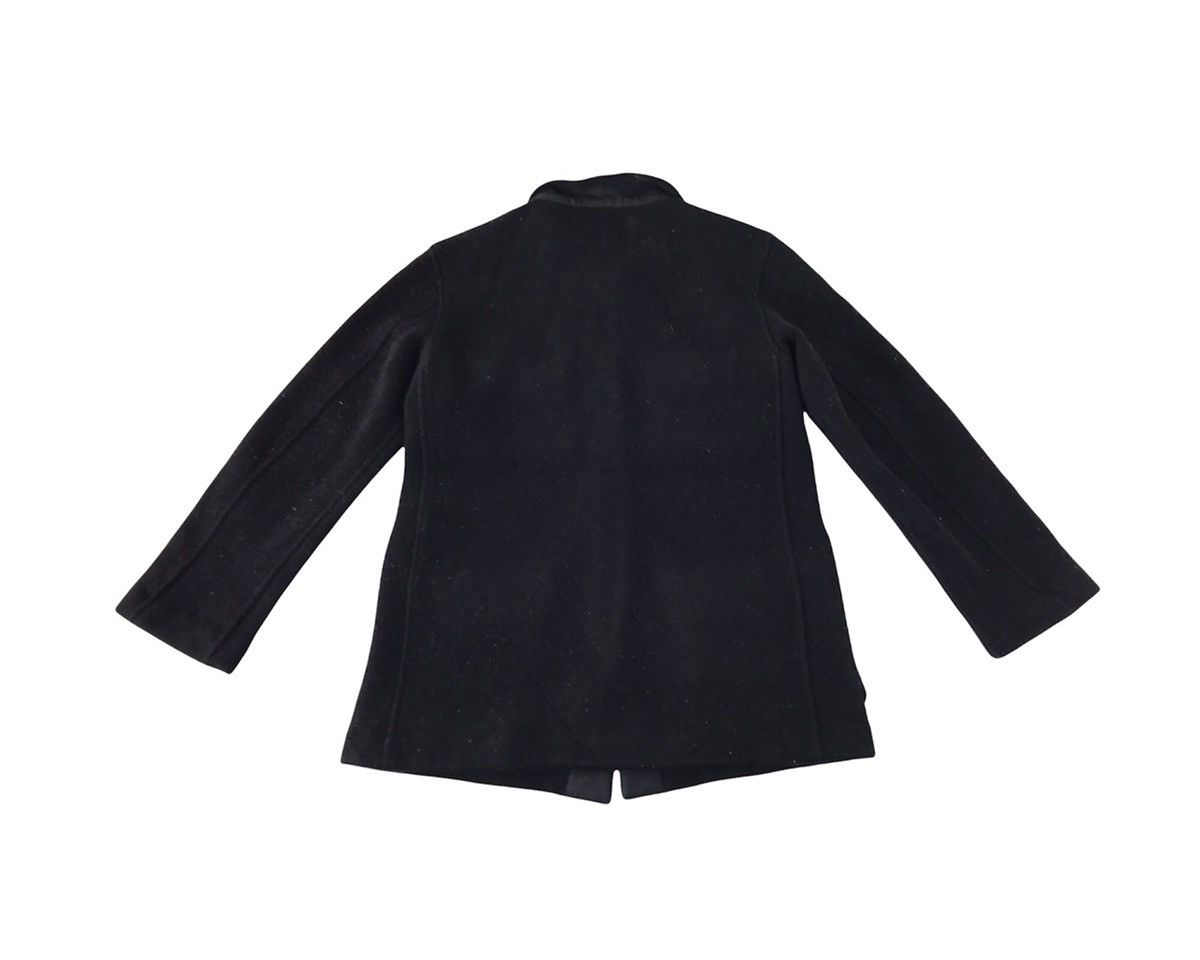 Agnes B Wool Thick Jacket Coat Multi Pockets K879j
