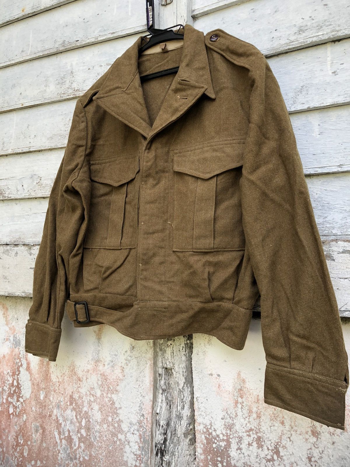 Vintage Vintage J.Smith & Sons 1952 Military Cropped Jacket Size 13 Size US M / EU 48-50 / 2 - 2 Thumbnail