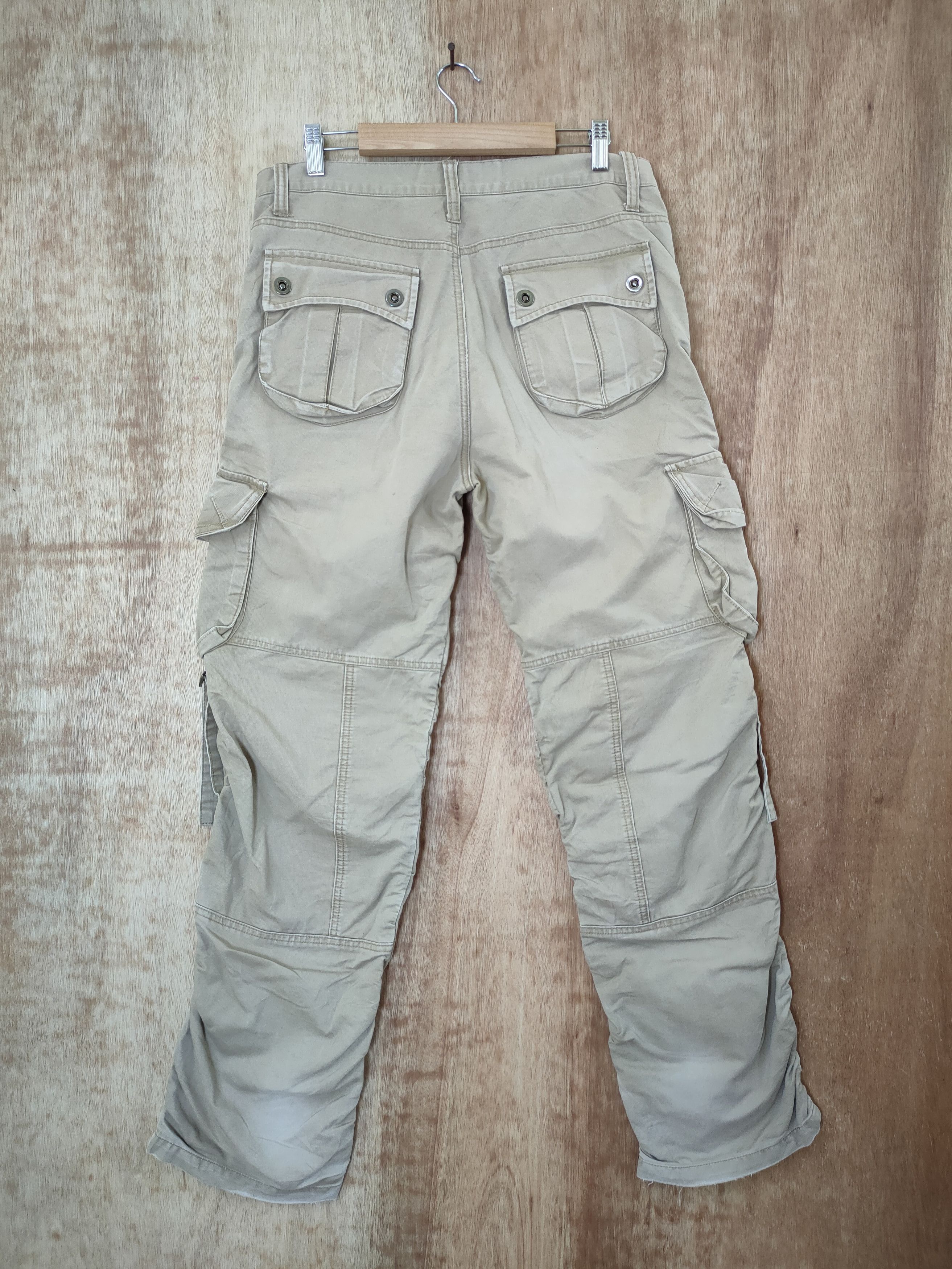 Japanese Brand DL LowBox spring multi pocket utility cargo pants #46-398 Size US 32 / EU 48 - 8 Thumbnail