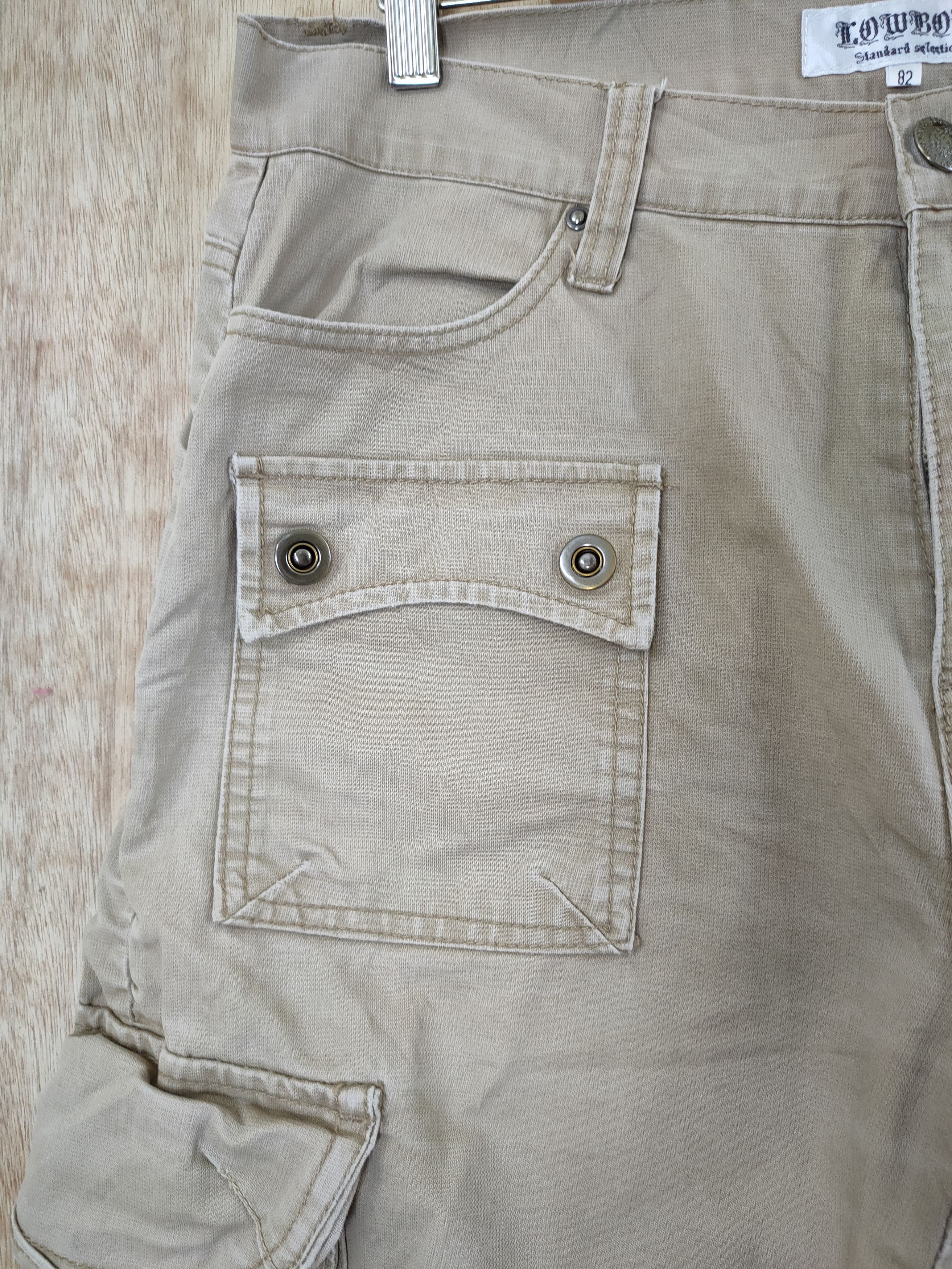 Japanese Brand DL LowBox spring multi pocket utility cargo pants #46-398 Size US 32 / EU 48 - 7 Thumbnail