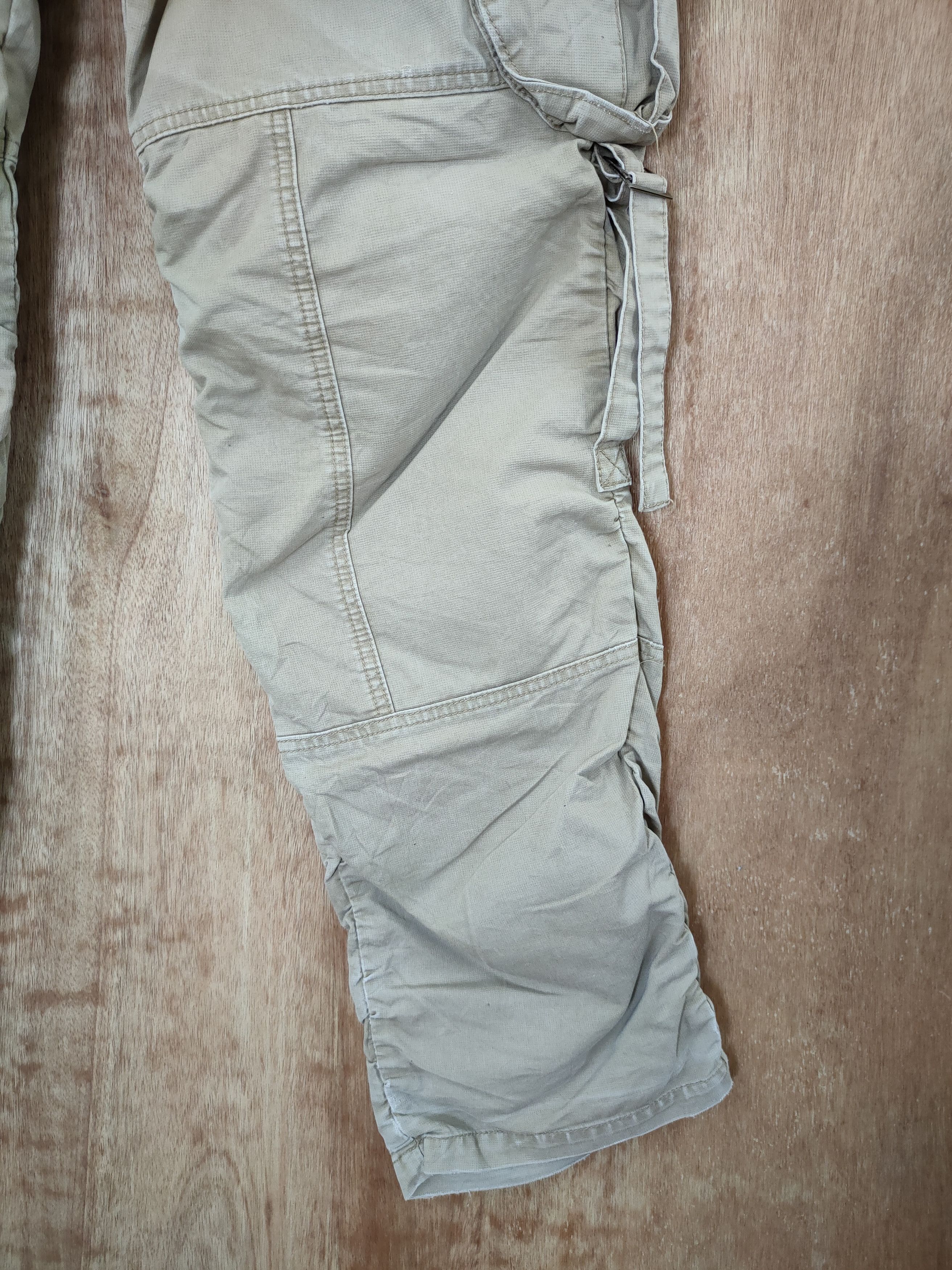 Japanese Brand DL LowBox spring multi pocket utility cargo pants #46-398 Size US 32 / EU 48 - 2 Thumbnail