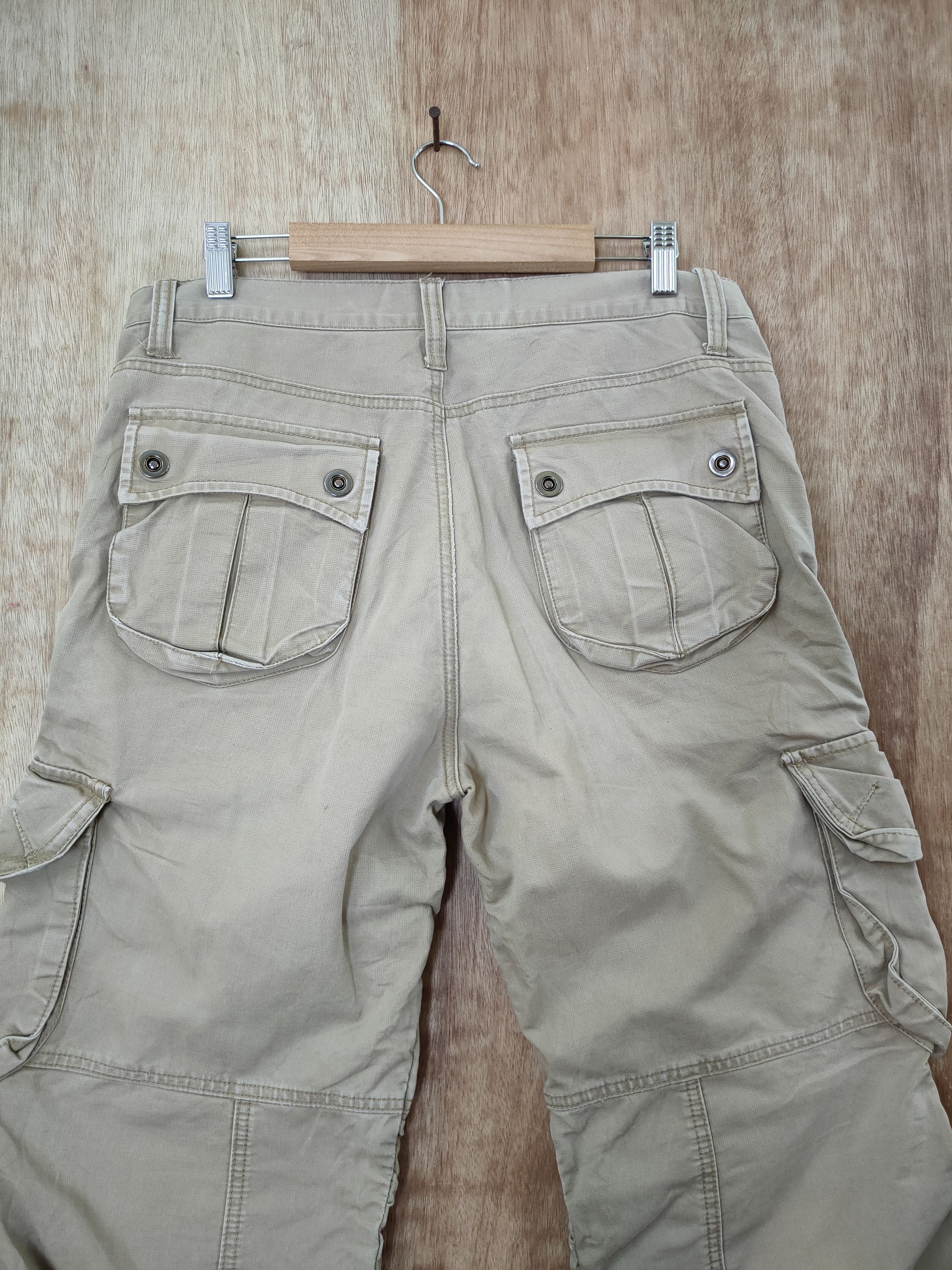 Japanese Brand DL LowBox spring multi pocket utility cargo pants #46-398 Size US 32 / EU 48 - 10 Thumbnail