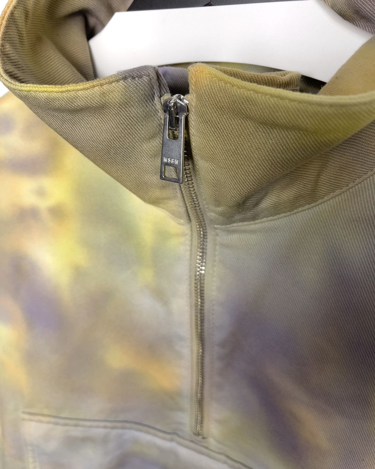 MSGM msgm tie-dye SS21 Half-Zip Sweatshirt/overshirt/jacket Size US L / EU 52-54 / 3 - 3 Thumbnail