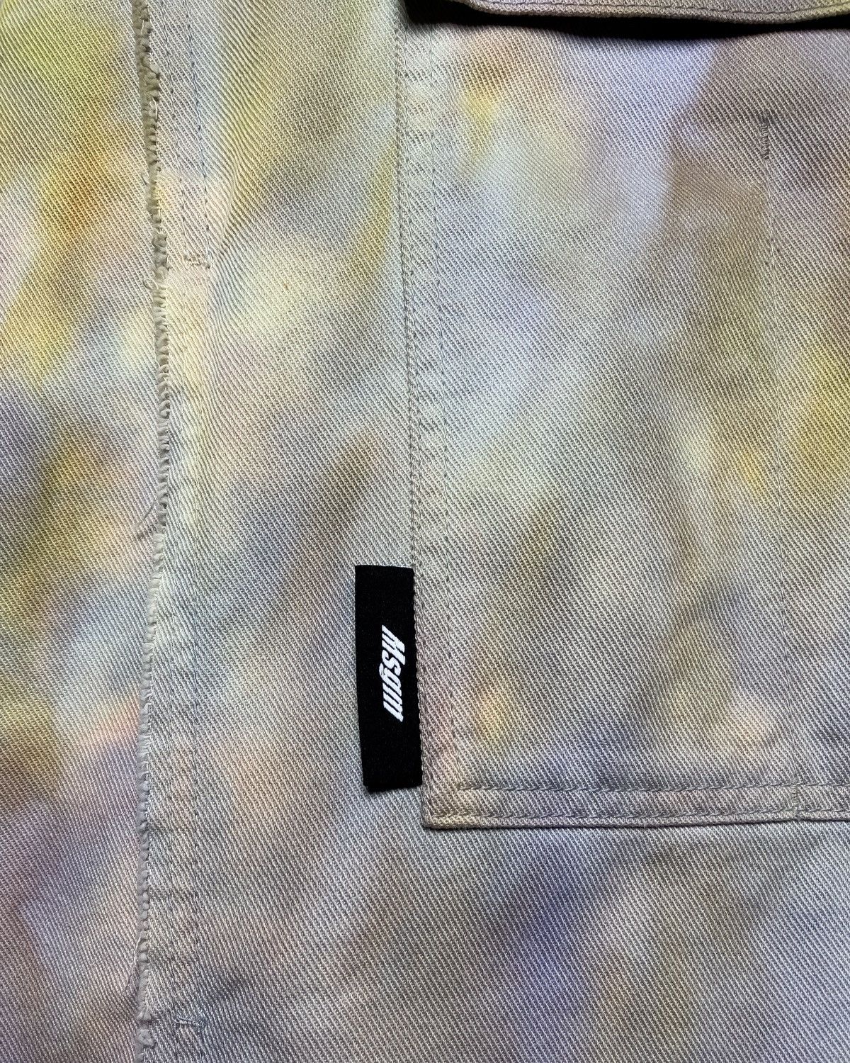 MSGM msgm tie-dye SS21 Half-Zip Sweatshirt/overshirt/jacket Size US L / EU 52-54 / 3 - 6 Thumbnail