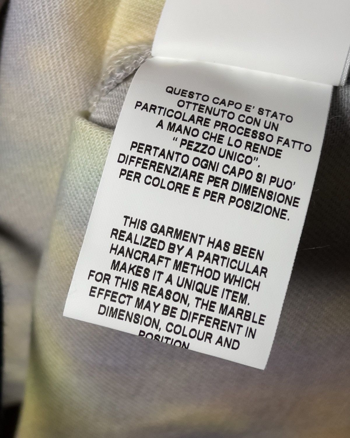MSGM msgm tie-dye SS21 Half-Zip Sweatshirt/overshirt/jacket Size US L / EU 52-54 / 3 - 10 Thumbnail