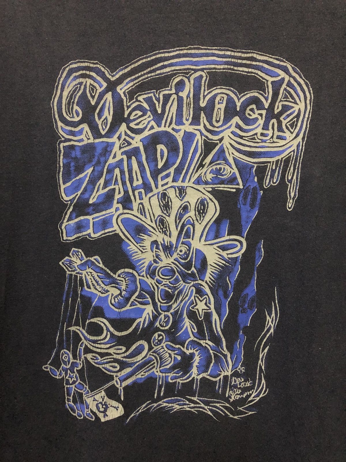 Devilock × Japanese Brand × Vintage Vintage Devilock Made in USA Nice Print Tee T Shirt Size US XL / EU 56 / 4 - 2 Thumbnail