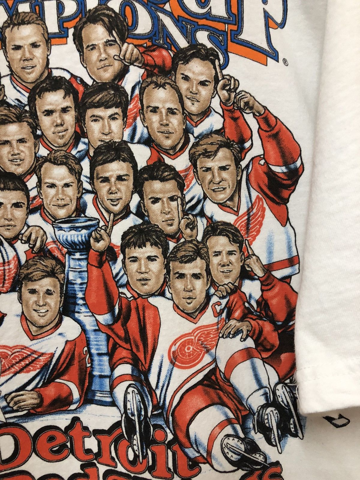 NHL × Vintage Vintage Detroit Red Wings Stanley Cup Champions 1997 Shirt Size US XL / EU 56 / 4 - 7 Thumbnail