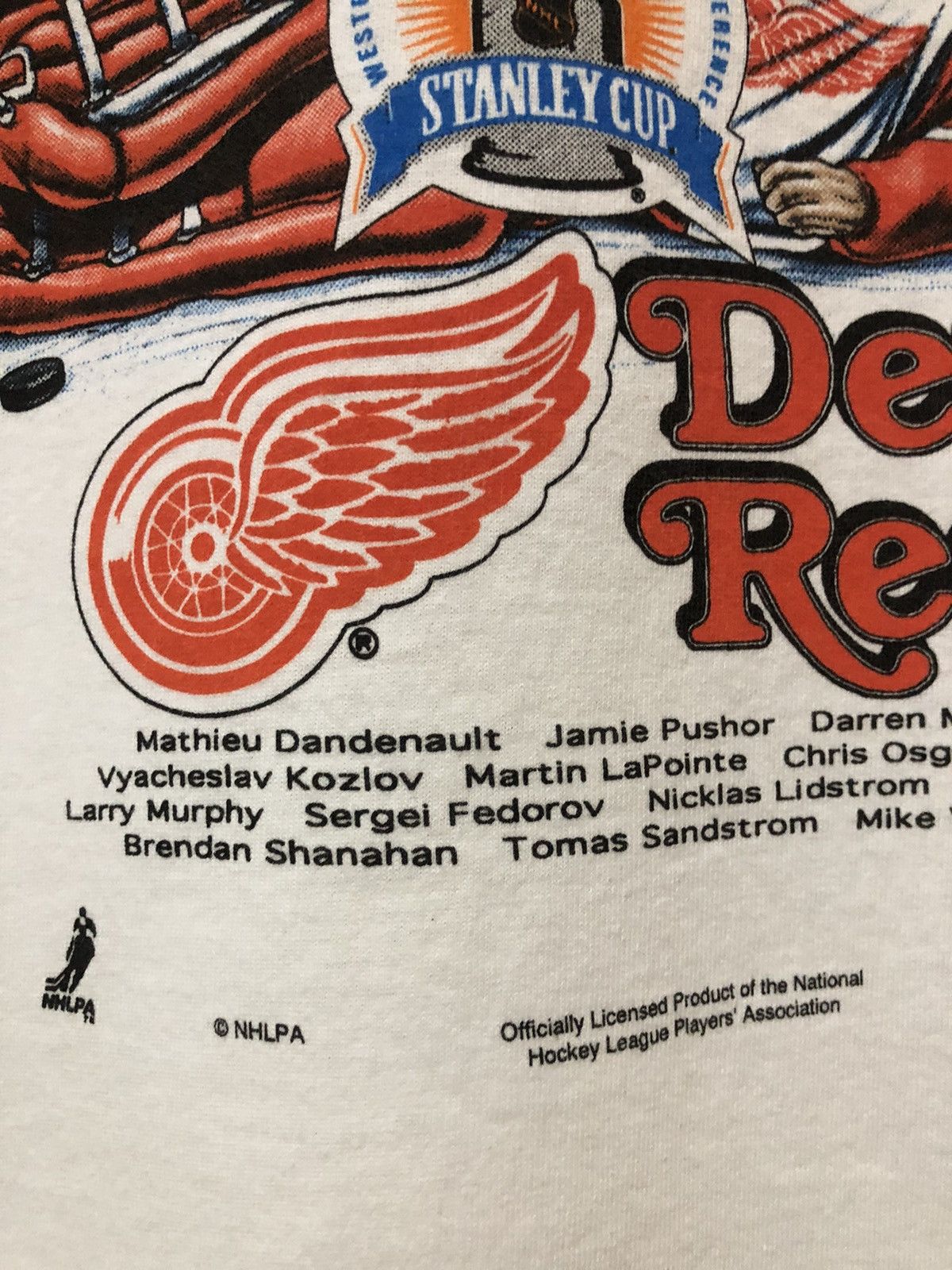 NHL × Vintage Vintage Detroit Red Wings Stanley Cup Champions 1997 Shirt Size US XL / EU 56 / 4 - 5 Thumbnail