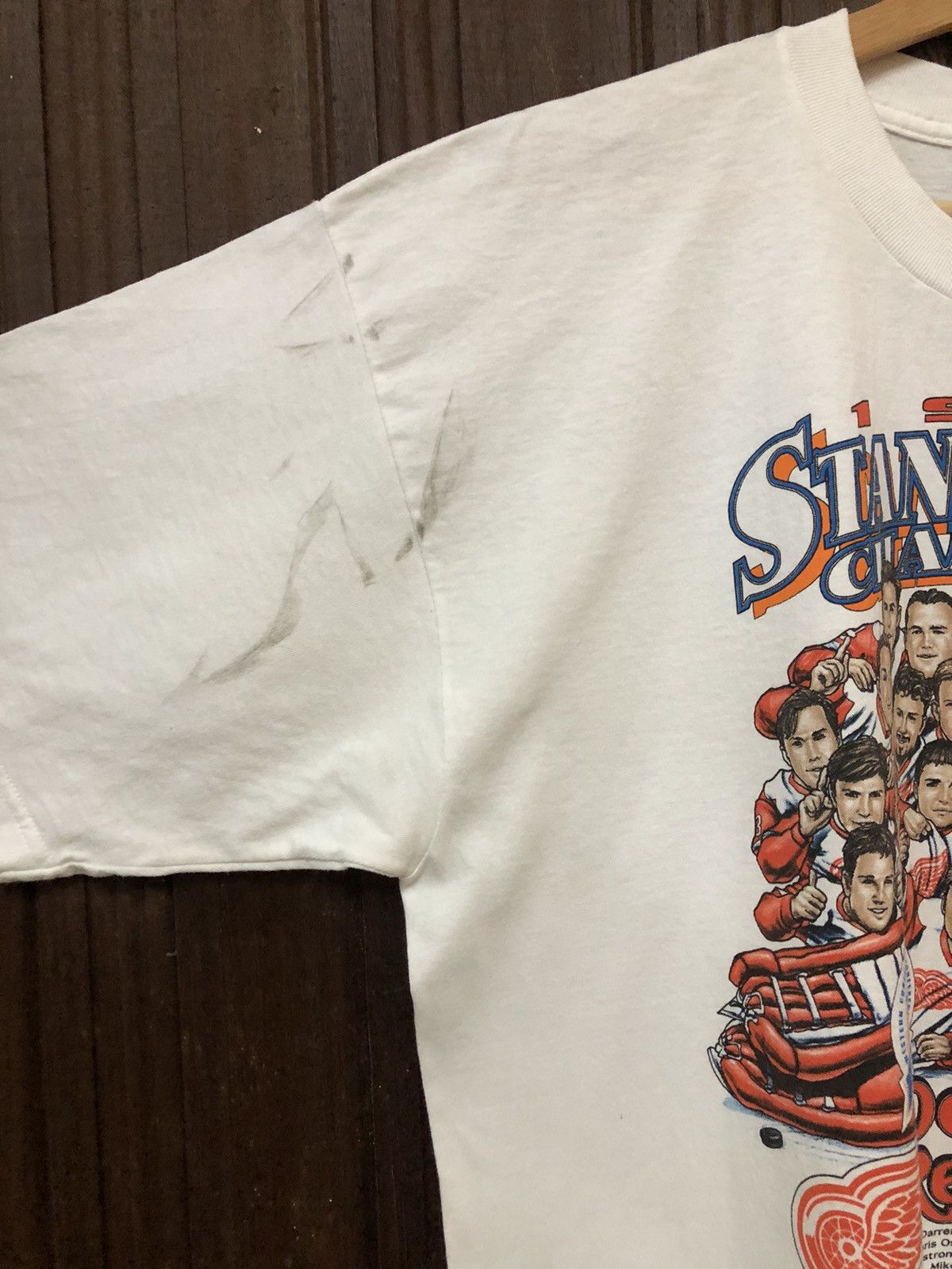 NHL × Vintage Vintage Detroit Red Wings Stanley Cup Champions 1997 Shirt Size US XL / EU 56 / 4 - 10 Thumbnail