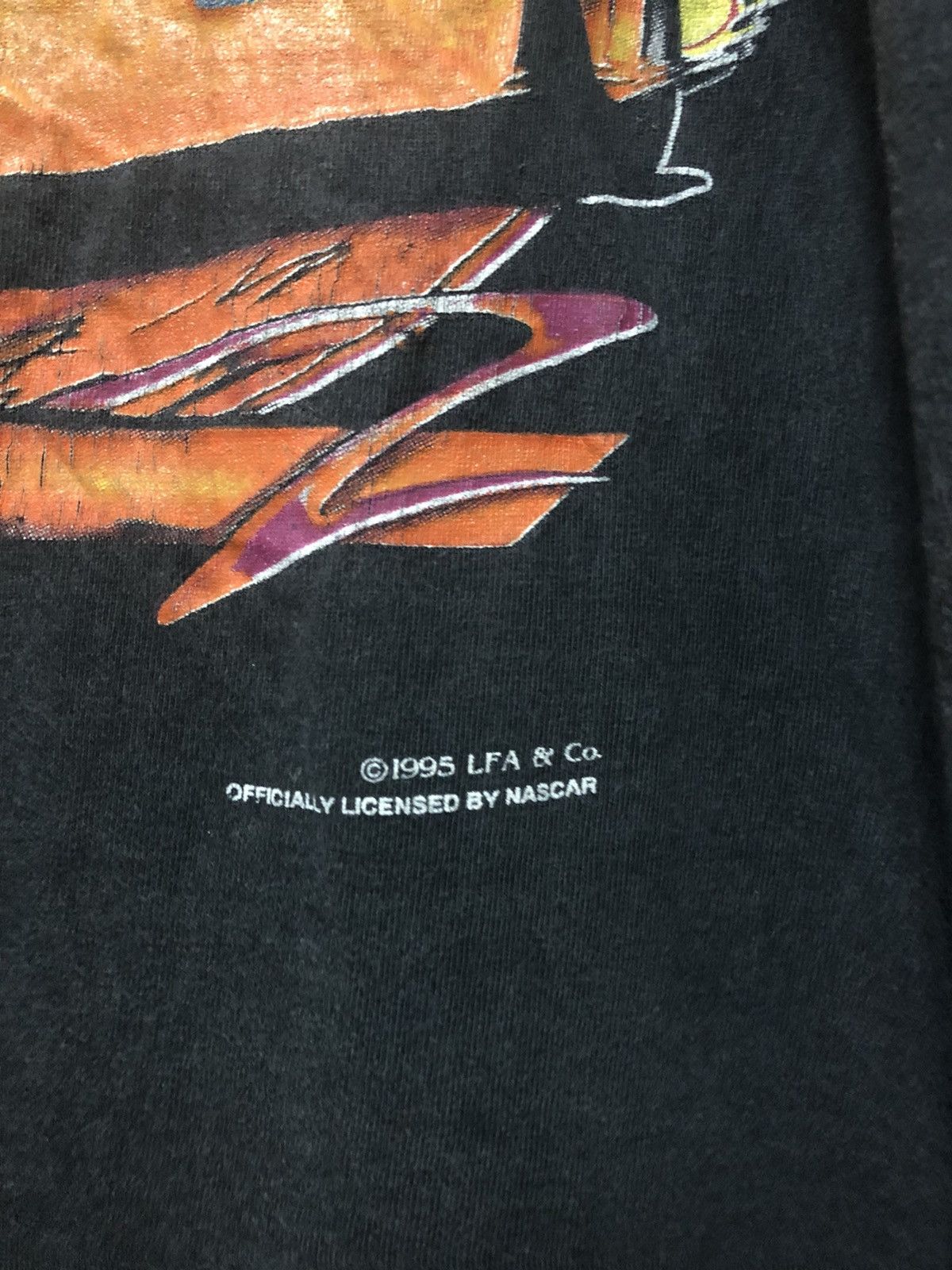 NASCAR × Vintage Vintage 90s Officially Nascar Race Gear 1995 Rare T Shirt Size US XXL / EU 58 / 5 - 3 Thumbnail