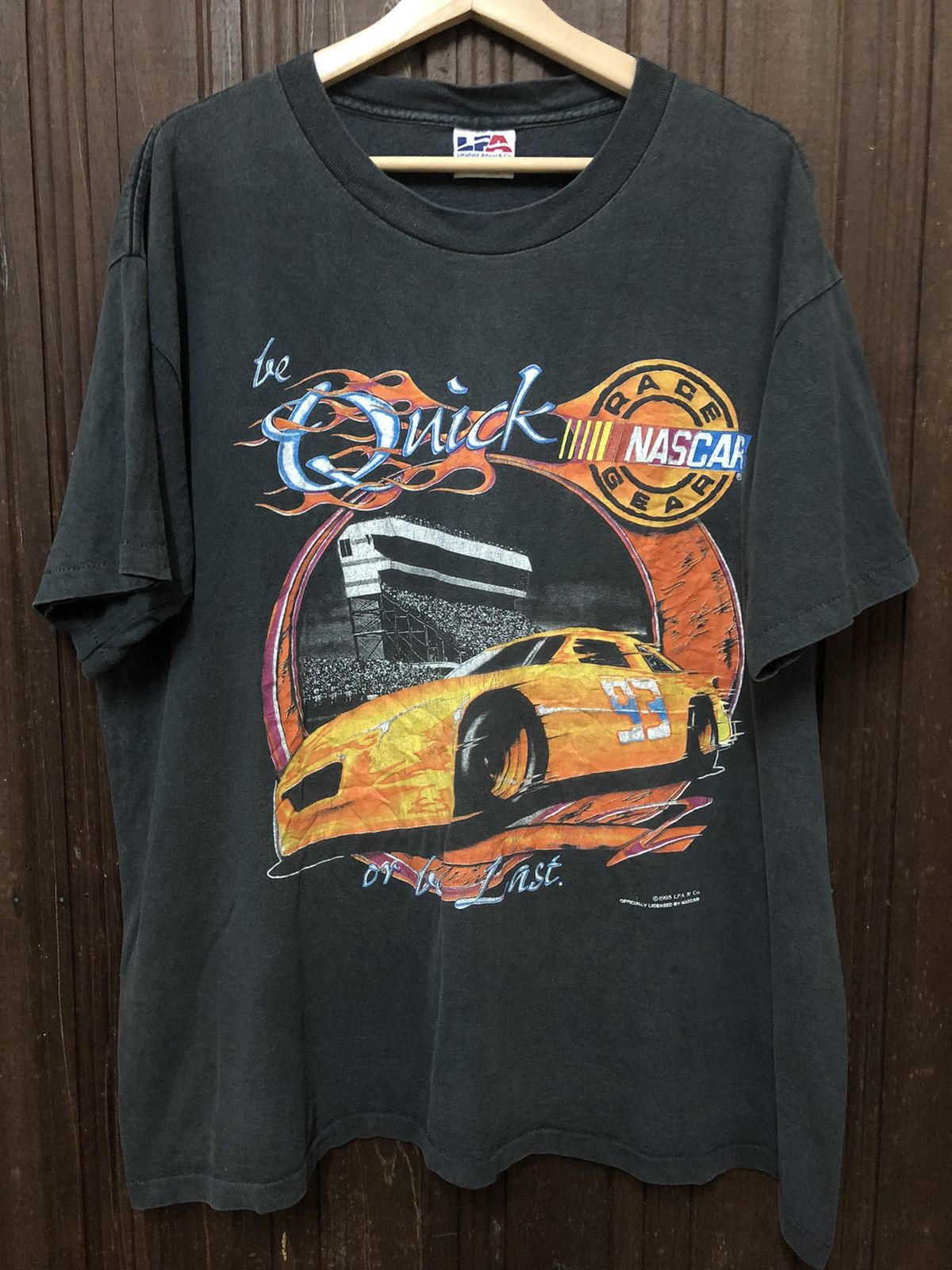 NASCAR × Vintage Vintage 90s Officially Nascar Race Gear 1995 Rare T Shirt Size US XXL / EU 58 / 5 - 1 Thumbnail