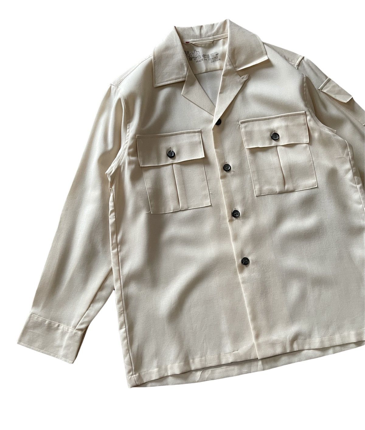 Japanese Brand Vintage 90s Fishman Workshirt Japan Size US M / EU 48-50 / 2 - 2 Thumbnail