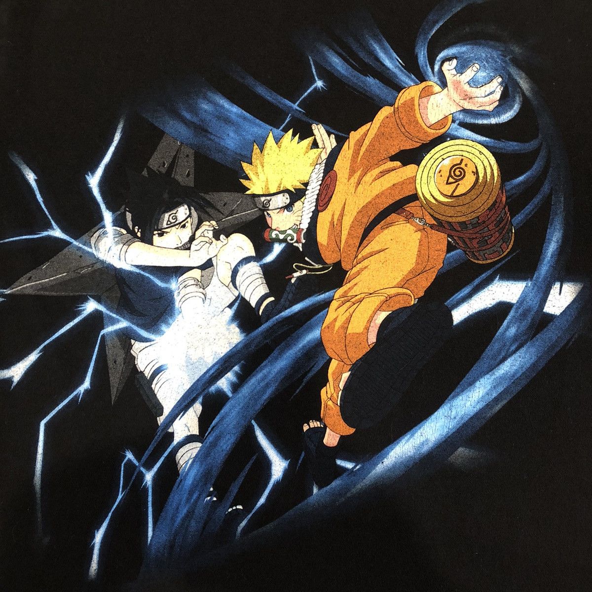 Anime Vintage 2002 Naruto & Sasuke T Shirt Anime Promo Graphic Tee Size US S / EU 44-46 / 1 - 2 Thumbnail