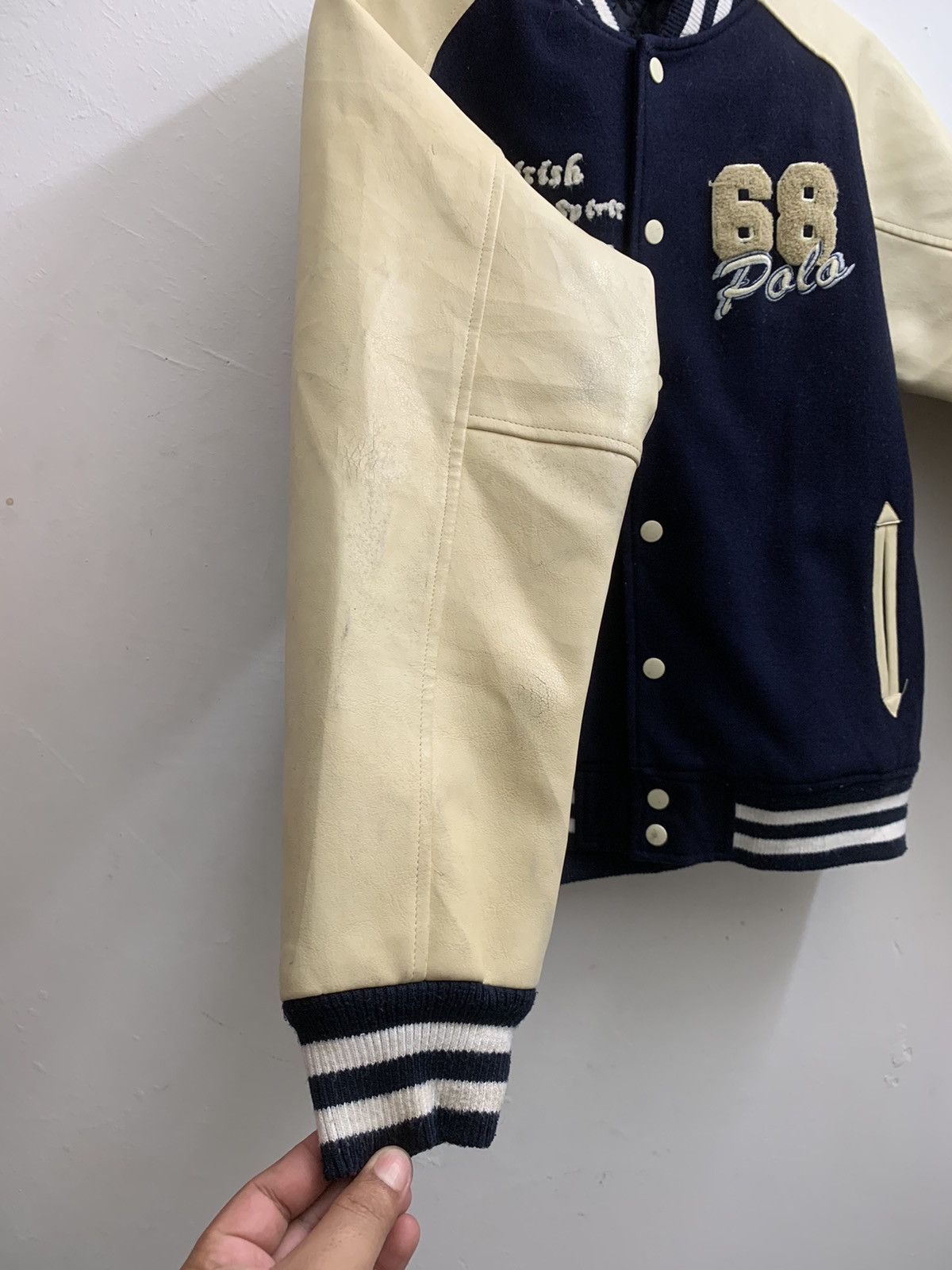 Polo Ralph Lauren ❤️‍🔥SENDOFFERS❤️‍🔥 Polo 68 SpellOut Varsity Jacket Size US S / EU 44-46 / 1 - 3 Thumbnail