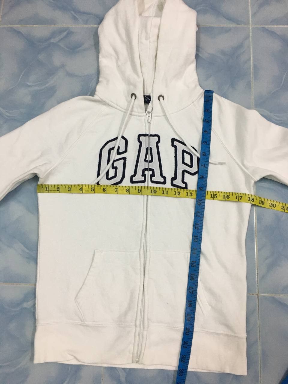 Gap Gap Embroidered Logo Zipper Hoodie Size XS / US 0-2 / IT 36-38 - 9 Thumbnail