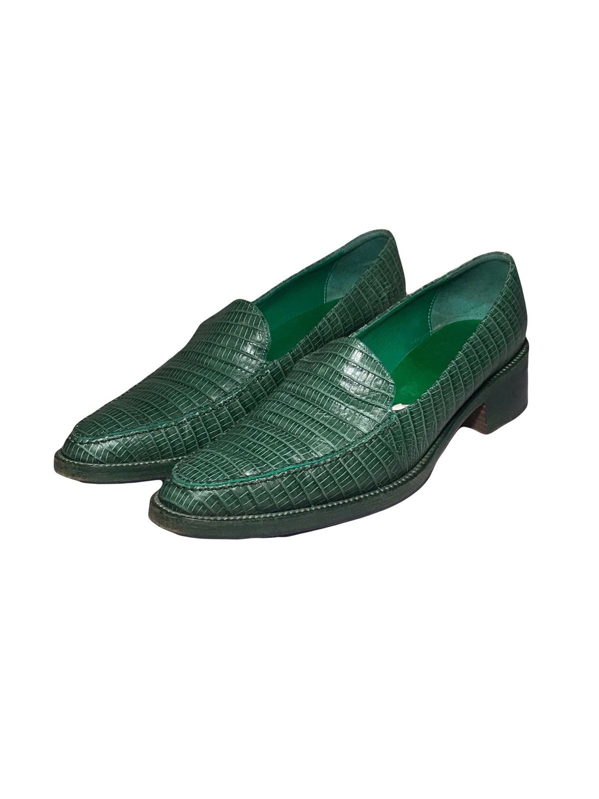 image of Slip Ons Ciampi Python Leather Shoesy2K Shoes, Women's (Size 7)