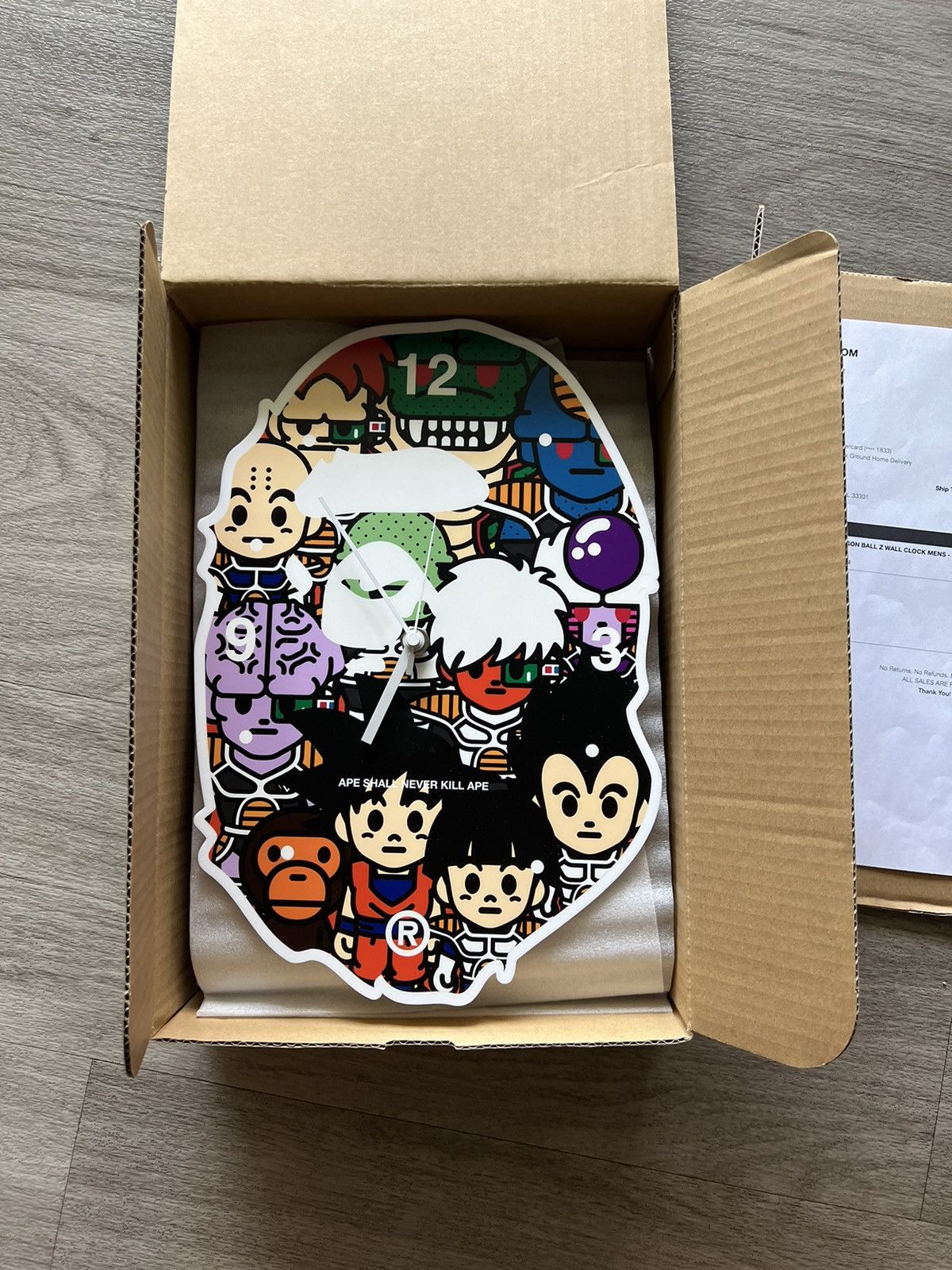 Bape DBZ Character Baby Milo Clock + Stand | Grailed