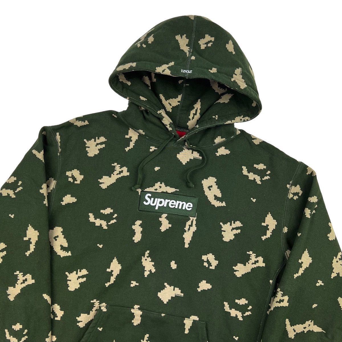Pre-owned Supreme Russian Camo Box Logo Hoodie | ModeSens