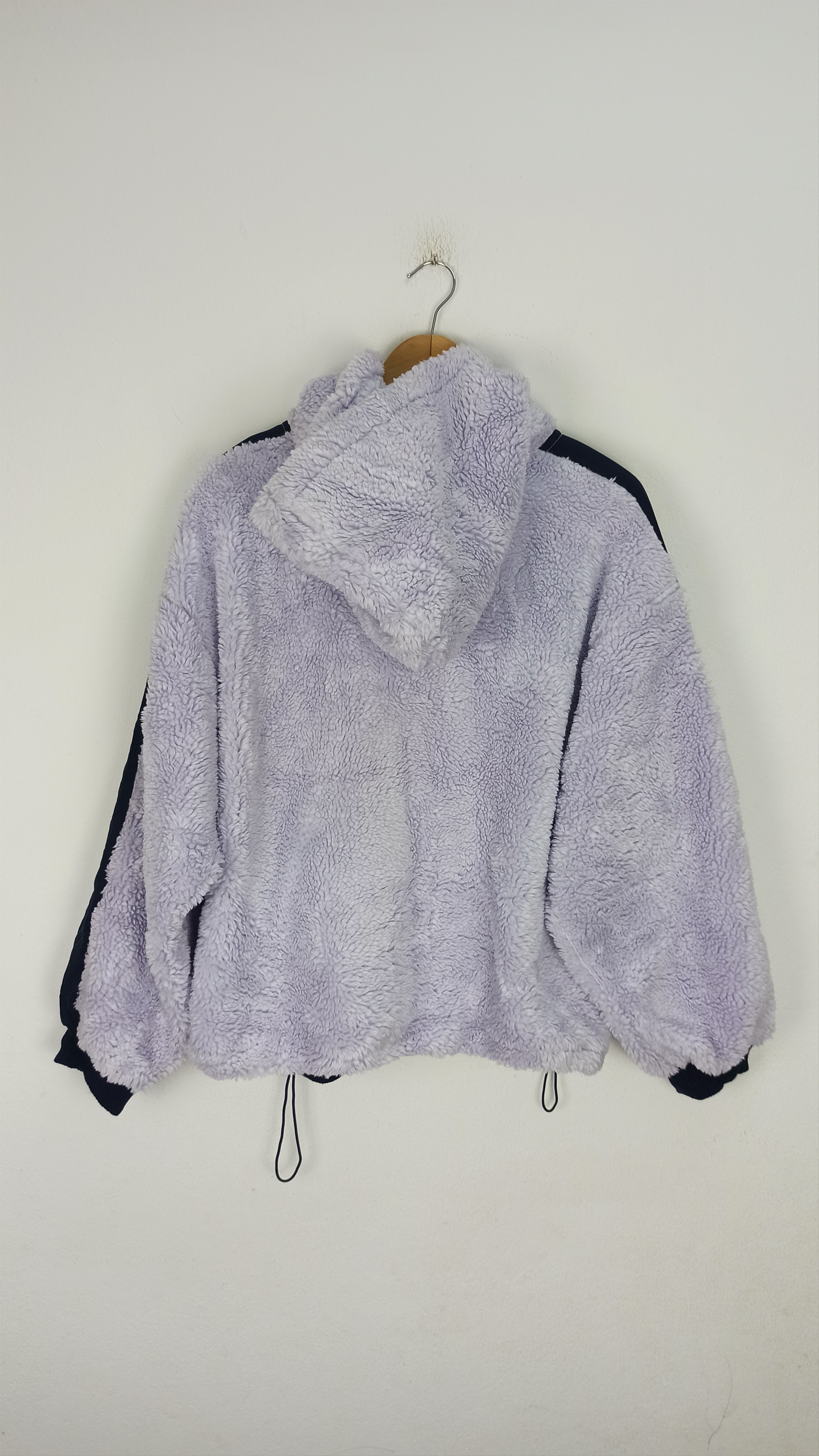 Bershka 🔥Rare🔥 Berskha Fleece Mink Fur Hoodie Half Zipper Size US M / EU 48-50 / 2 - 3 Thumbnail