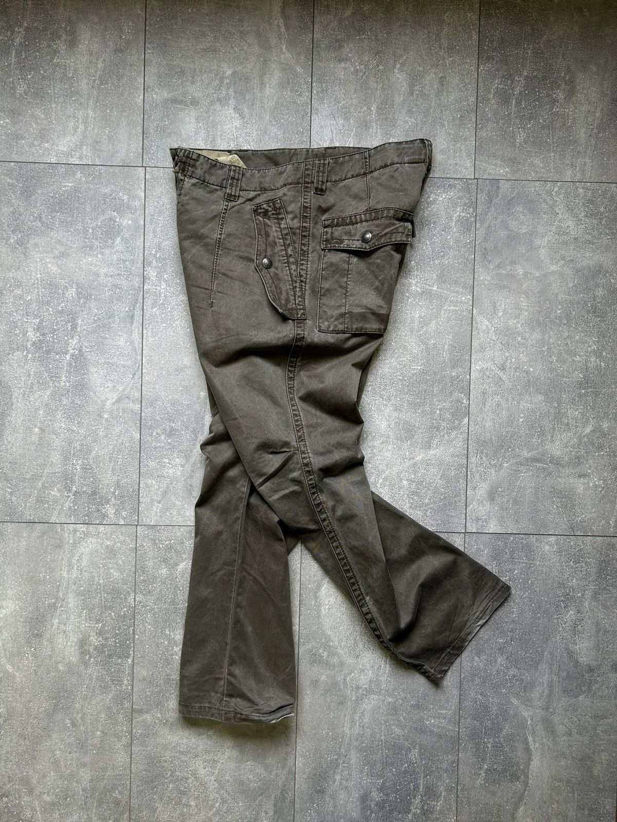 Calvin Klein × Vintage Mens Vintage Calvin Klein Cargo Pants brown y2k streetwear Size US 32 / EU 48 - 22 Thumbnail
