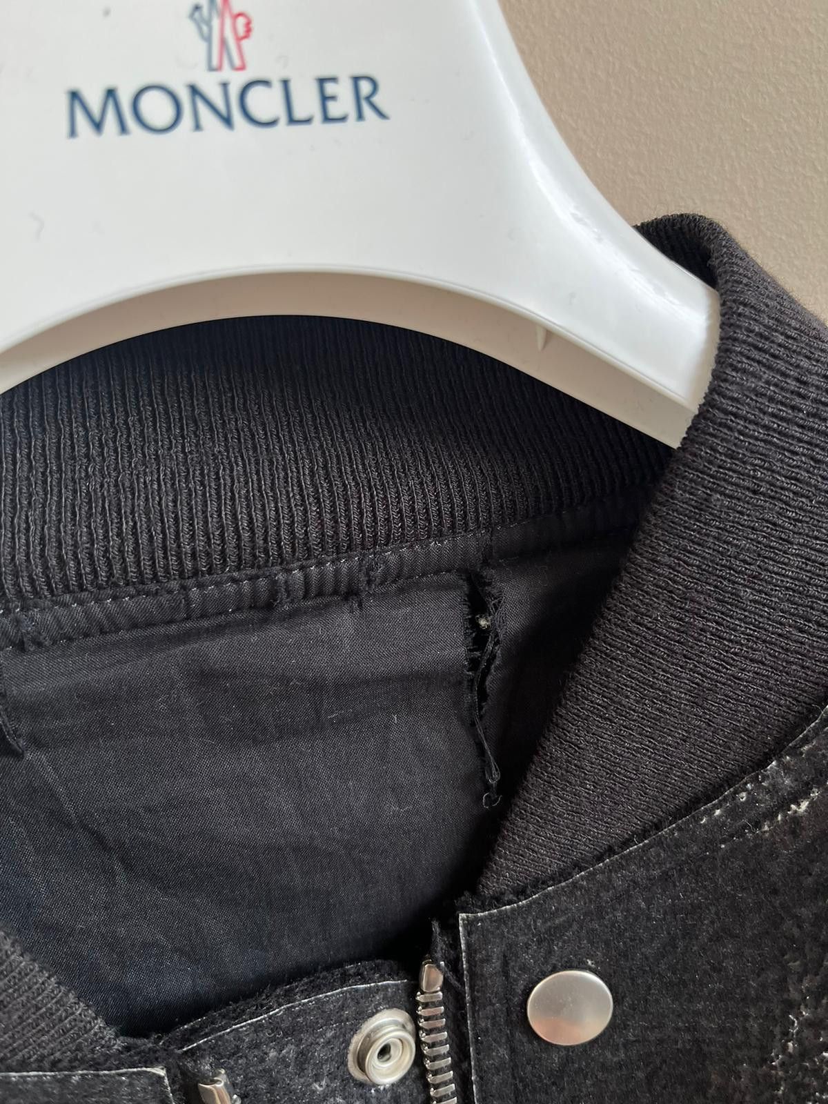 Rick Owens Heavy Flight Bomber Jacket in Black Size US XL / EU 56 / 4 - 8 Thumbnail