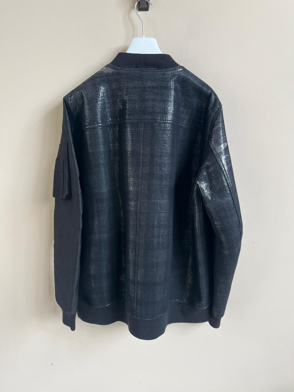 Rick Owens Heavy Flight Bomber Jacket in Black Size US XL / EU 56 / 4 - 12 Thumbnail
