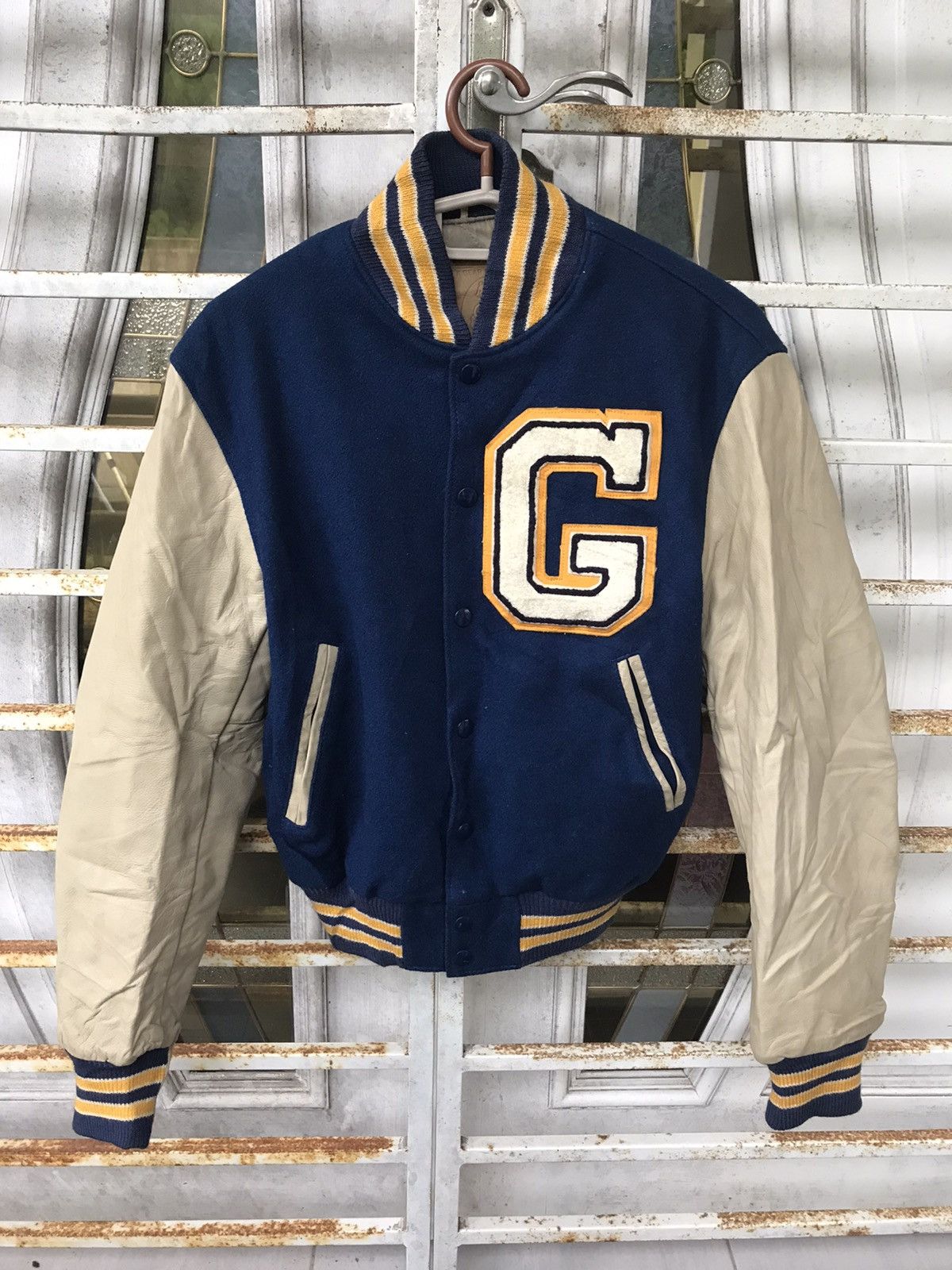 Golden Bear Vintage USA Designer GOLDEN BEAR G Rare Varsity Jacket Size US S / EU 44-46 / 1 - 1 Thumbnail
